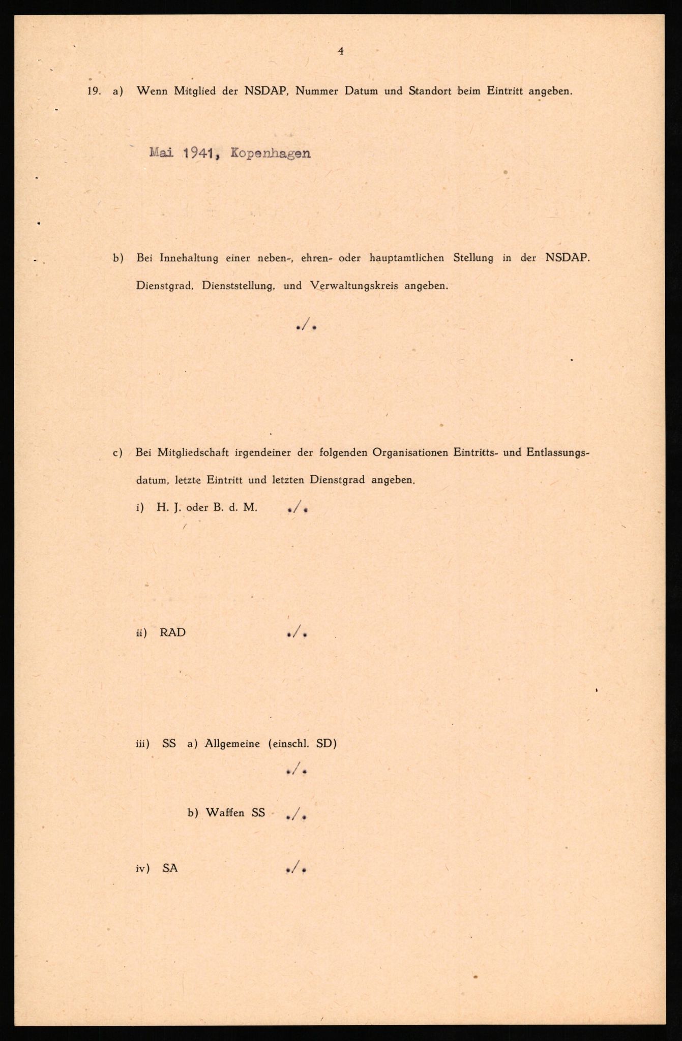 Forsvaret, Forsvarets overkommando II, AV/RA-RAFA-3915/D/Db/L0027: CI Questionaires. Tyske okkupasjonsstyrker i Norge. Tyskere., 1945-1946, p. 246