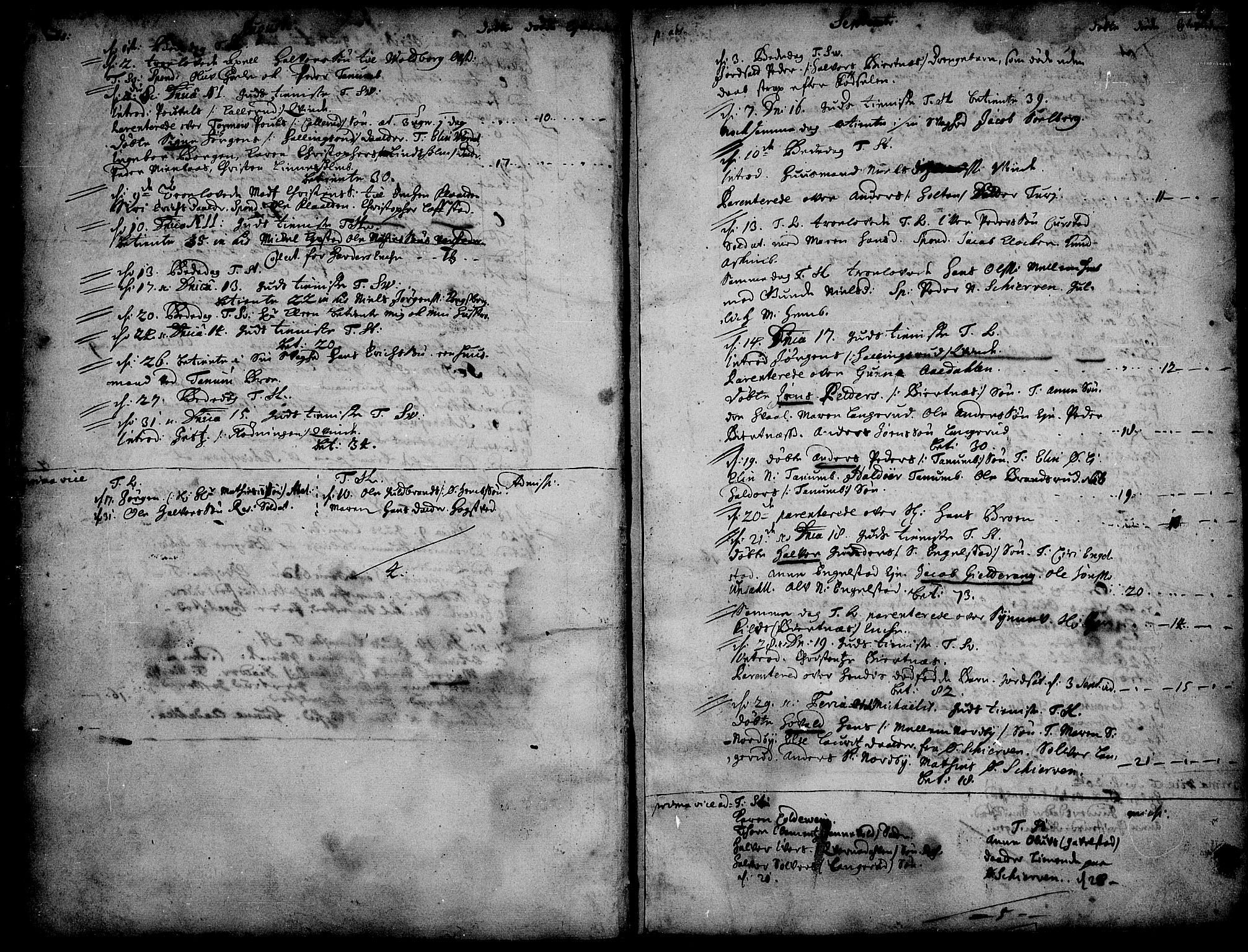 Lardal kirkebøker, AV/SAKO-A-350/F/Fa/L0001: Parish register (official) no. I 1, 1704-1725, p. 9