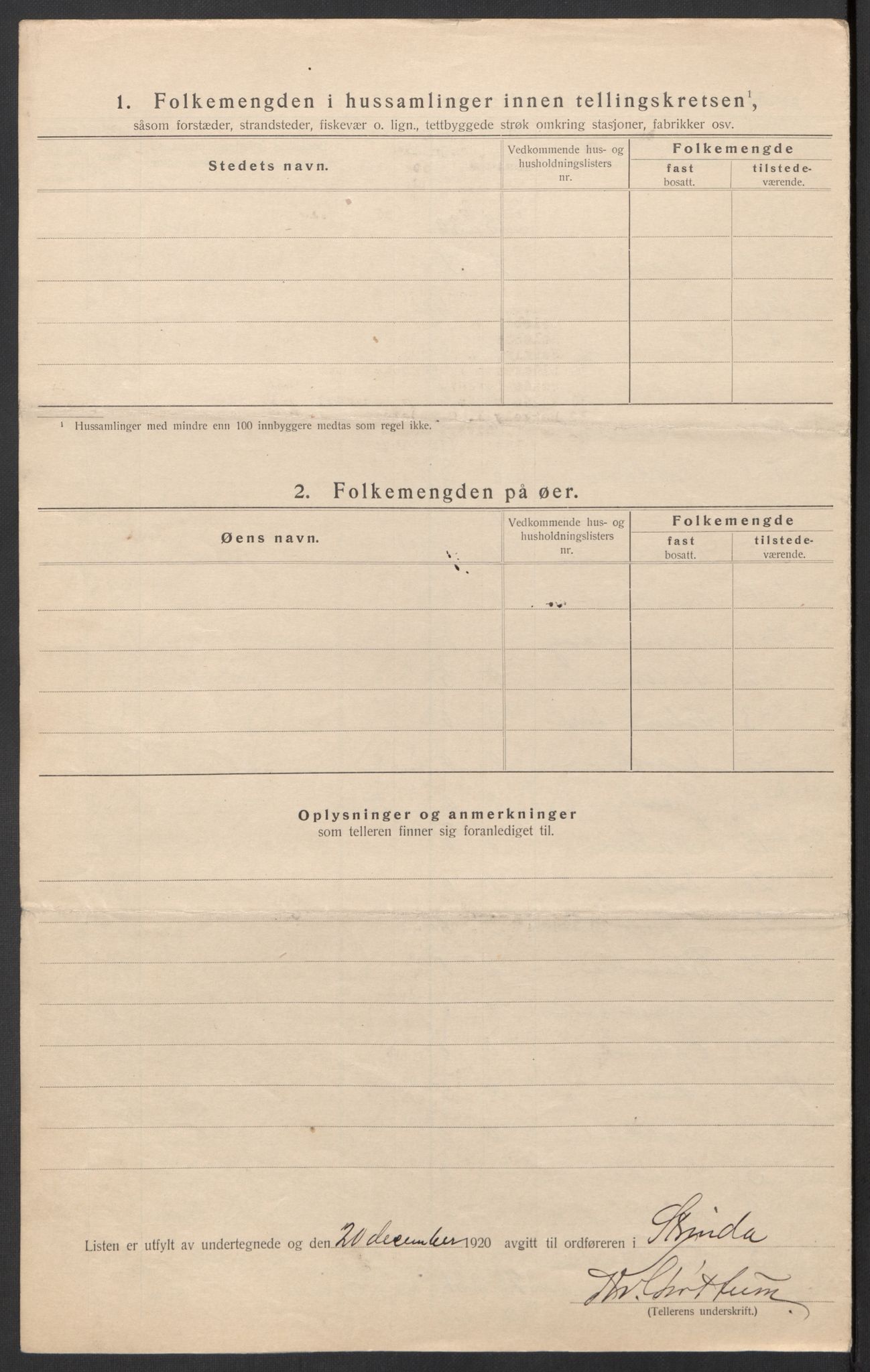 SAT, 1920 census for Strinda, 1920, p. 63