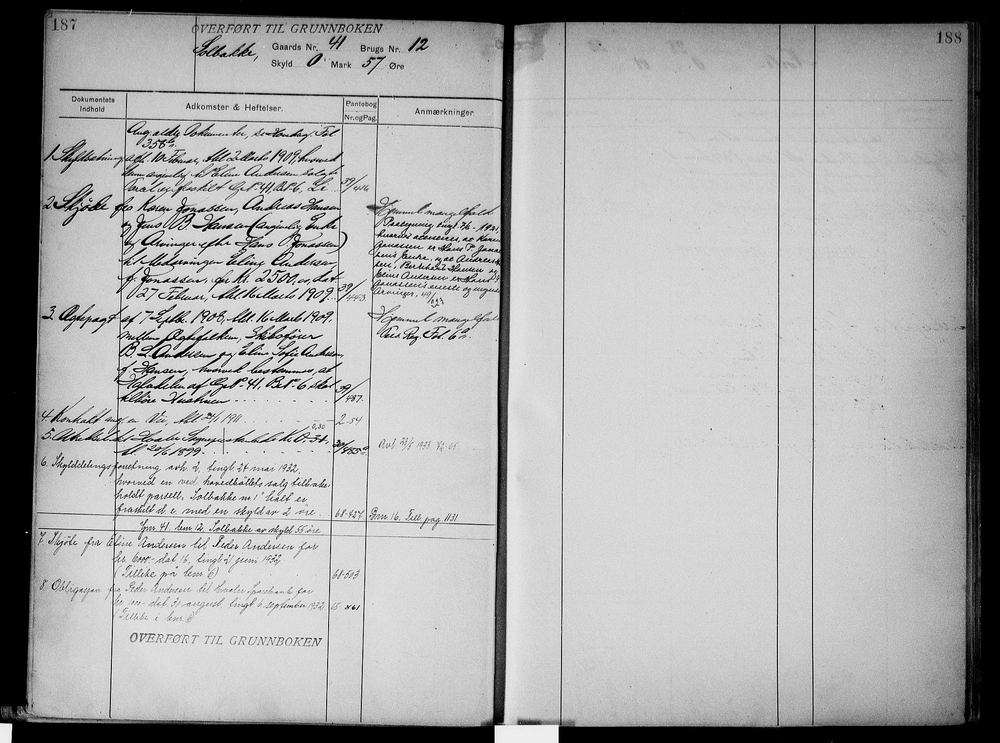 Onsøy sorenskriveri, AV/SAO-A-10474/G/Gb/Gbc/L0002: Mortgage register no. III 2, 1905, p. 187-188