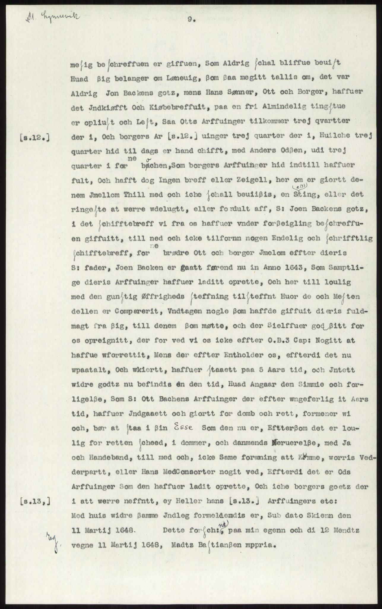 Samlinger til kildeutgivelse, Diplomavskriftsamlingen, AV/RA-EA-4053/H/Ha, p. 1740