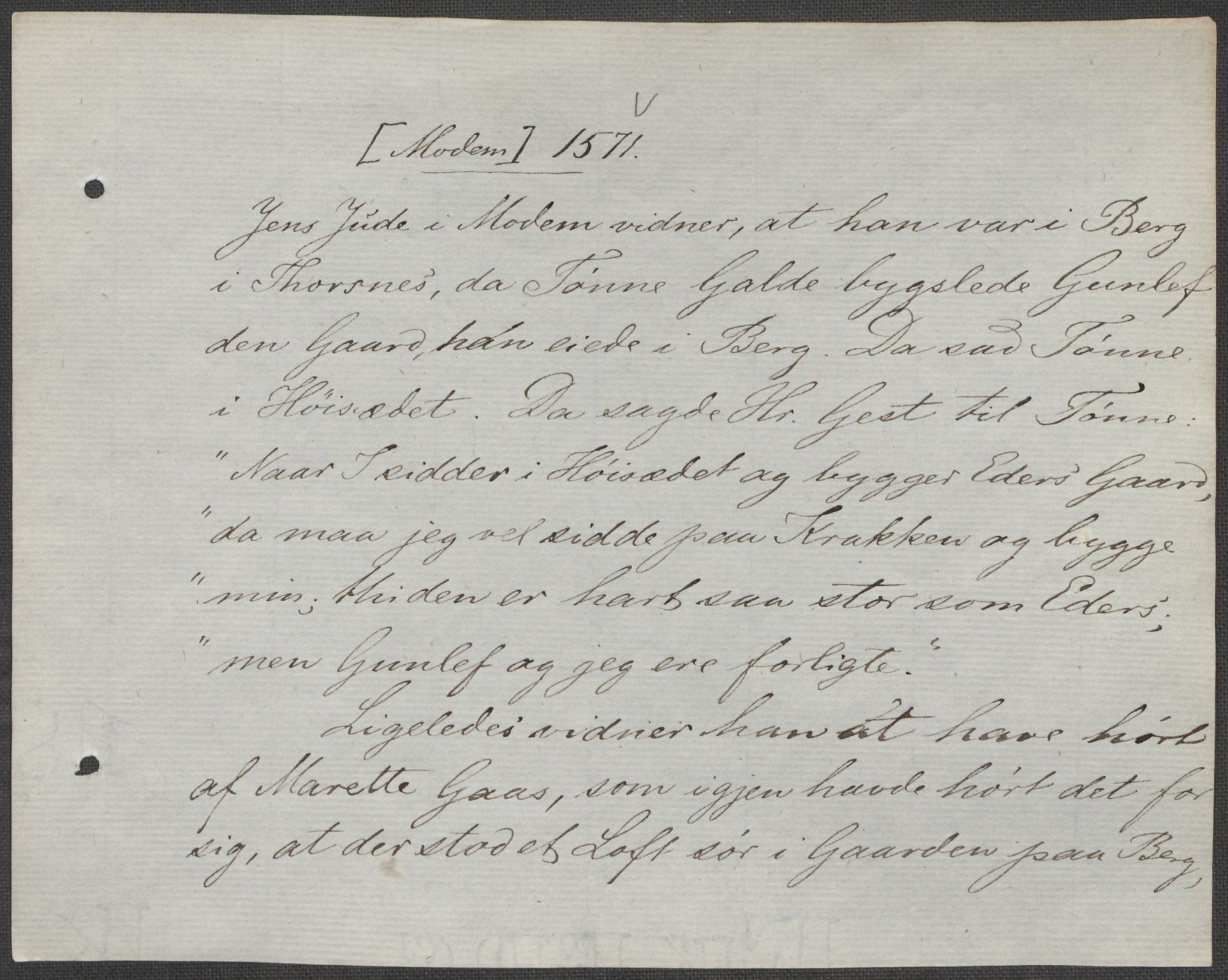 Riksarkivets diplomsamling, AV/RA-EA-5965/F15/L0001: Prestearkiv - Østfold, 1571-1795, p. 30