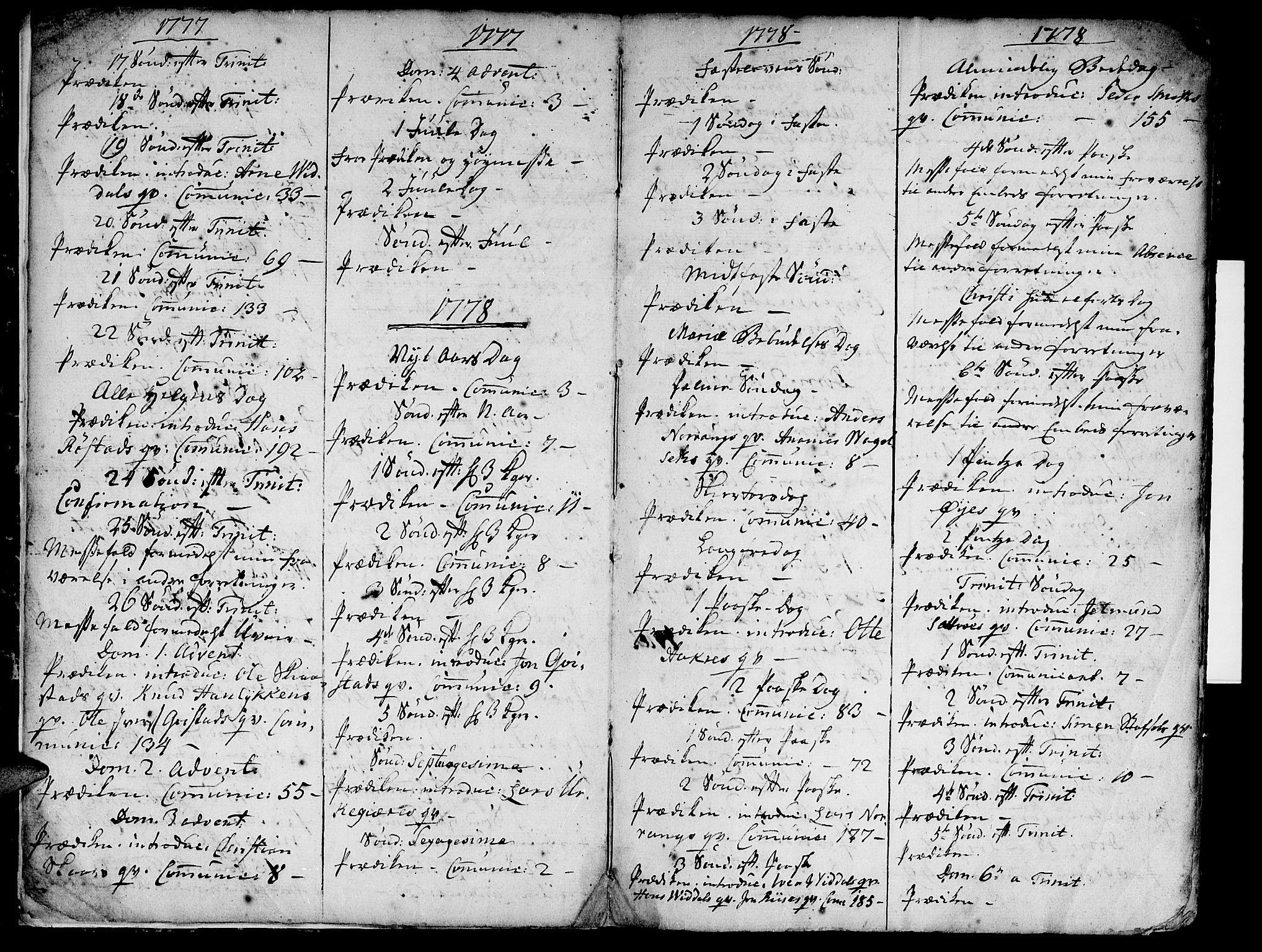 Ministerialprotokoller, klokkerbøker og fødselsregistre - Møre og Romsdal, SAT/A-1454/515/L0206: Parish register (official) no. 515A02, 1765-1818, p. 32-33