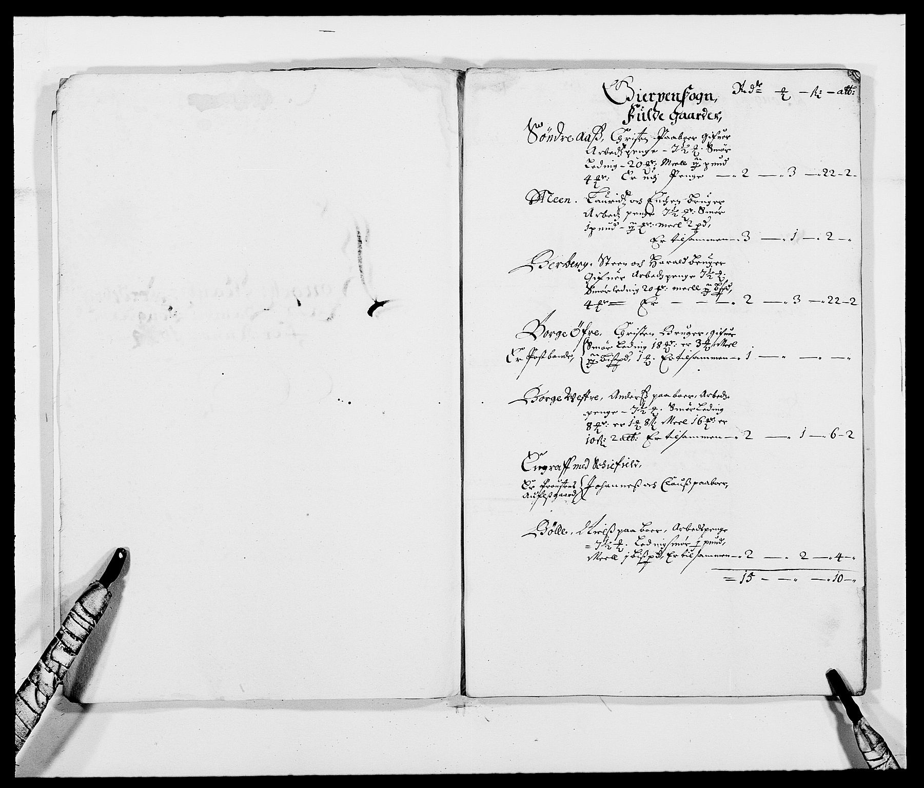 Rentekammeret inntil 1814, Reviderte regnskaper, Fogderegnskap, RA/EA-4092/R34/L2044: Fogderegnskap Bamble, 1678-1679, p. 306