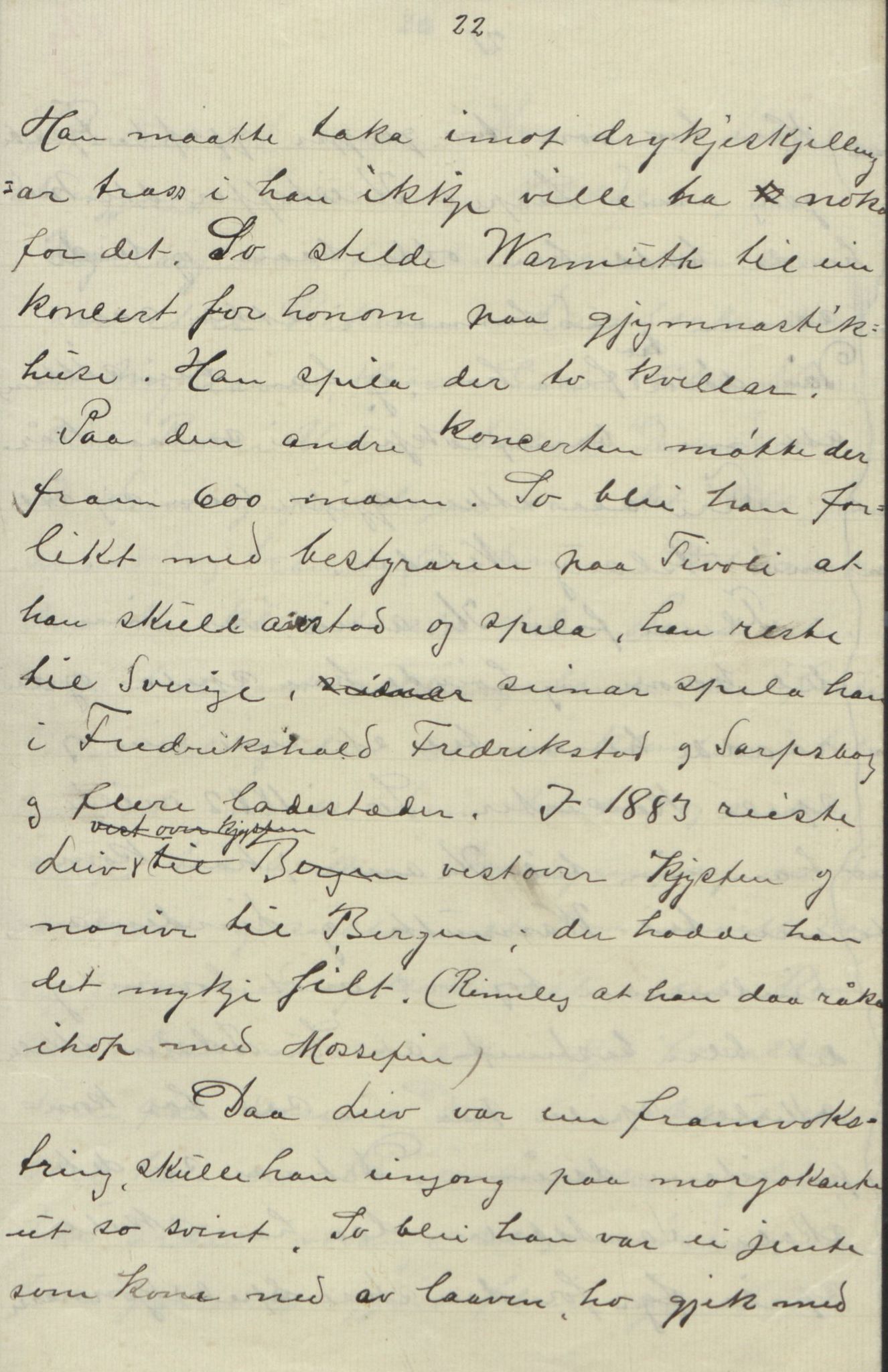 Rikard Berge, TEMU/TGM-A-1003/F/L0004/0053: 101-159 / 157 Manuskript, notatar, brev o.a. Nokre leiker, manuskript, 1906-1908, p. 104