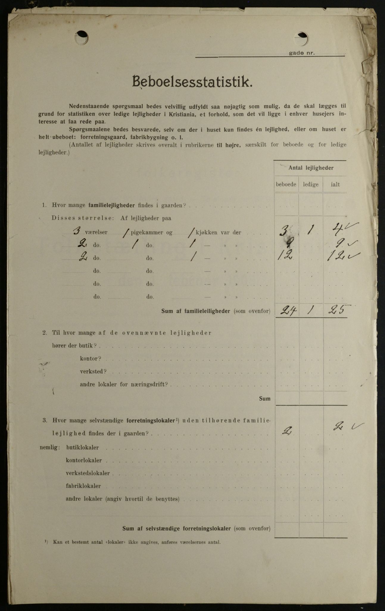 OBA, Municipal Census 1908 for Kristiania, 1908, p. 114265