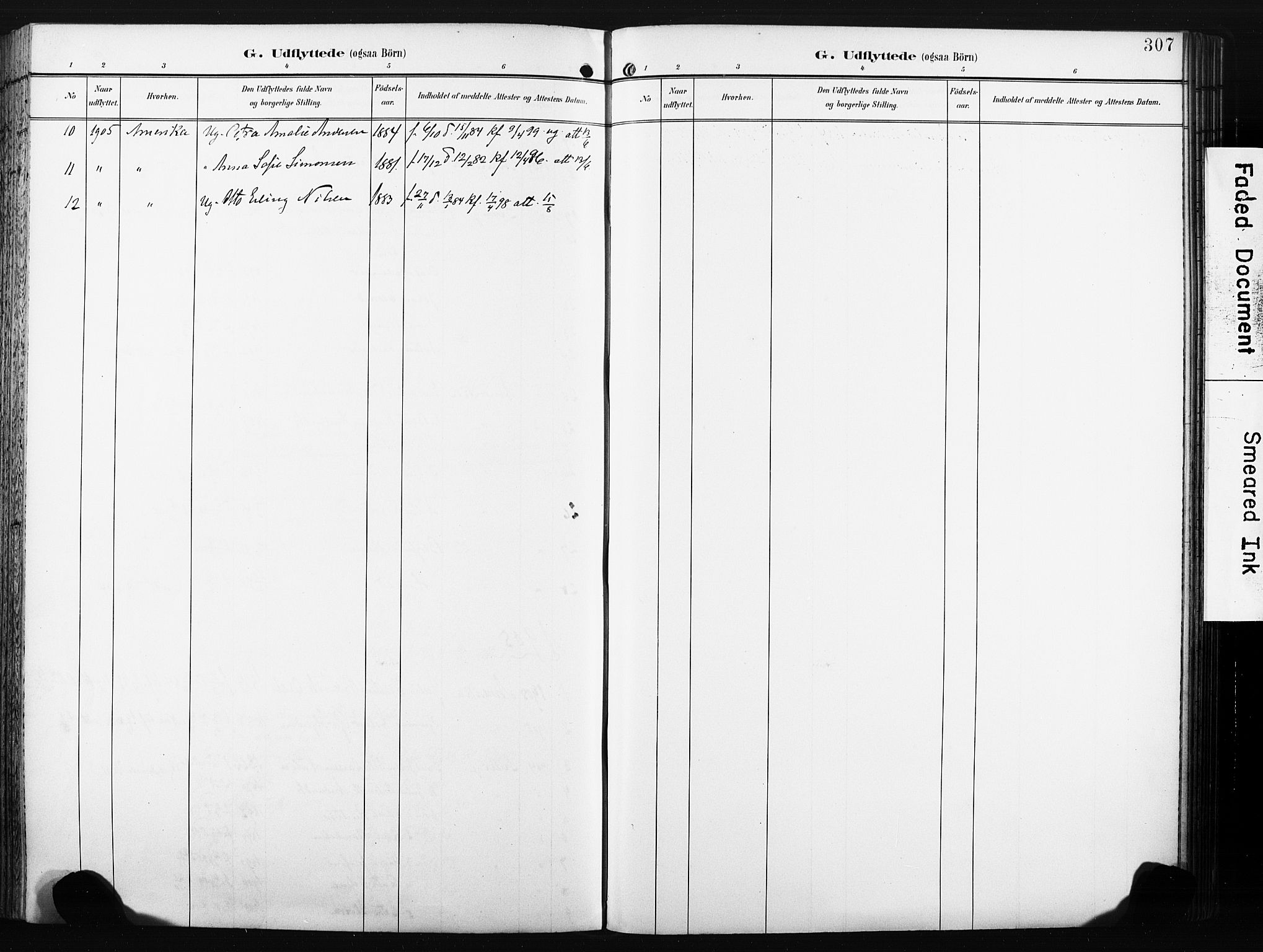Nedre Eiker kirkebøker, SAKO/A-612/F/Fa/L0005: Parish register (official) no. 5, 1898-1905, p. 307