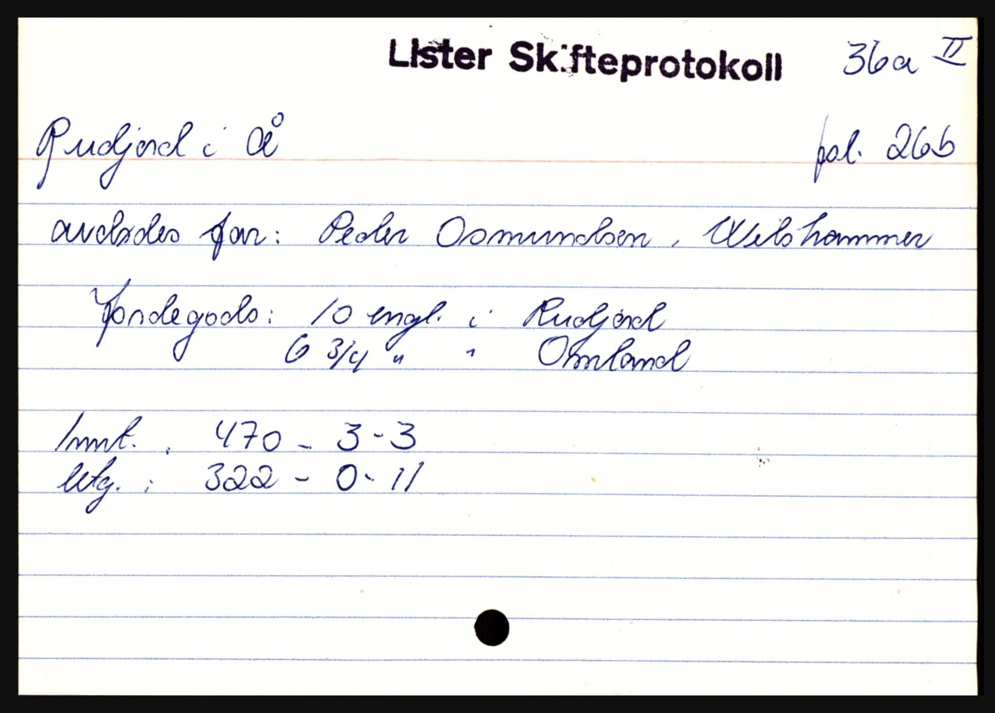 Lister sorenskriveri, AV/SAK-1221-0003/H, p. 30679