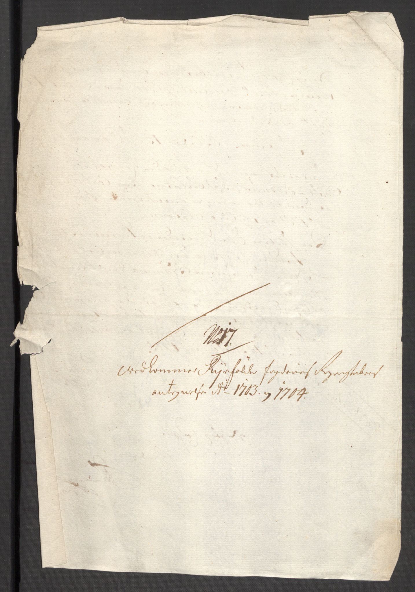 Rentekammeret inntil 1814, Reviderte regnskaper, Fogderegnskap, AV/RA-EA-4092/R47/L2860: Fogderegnskap Ryfylke, 1703-1705, p. 449