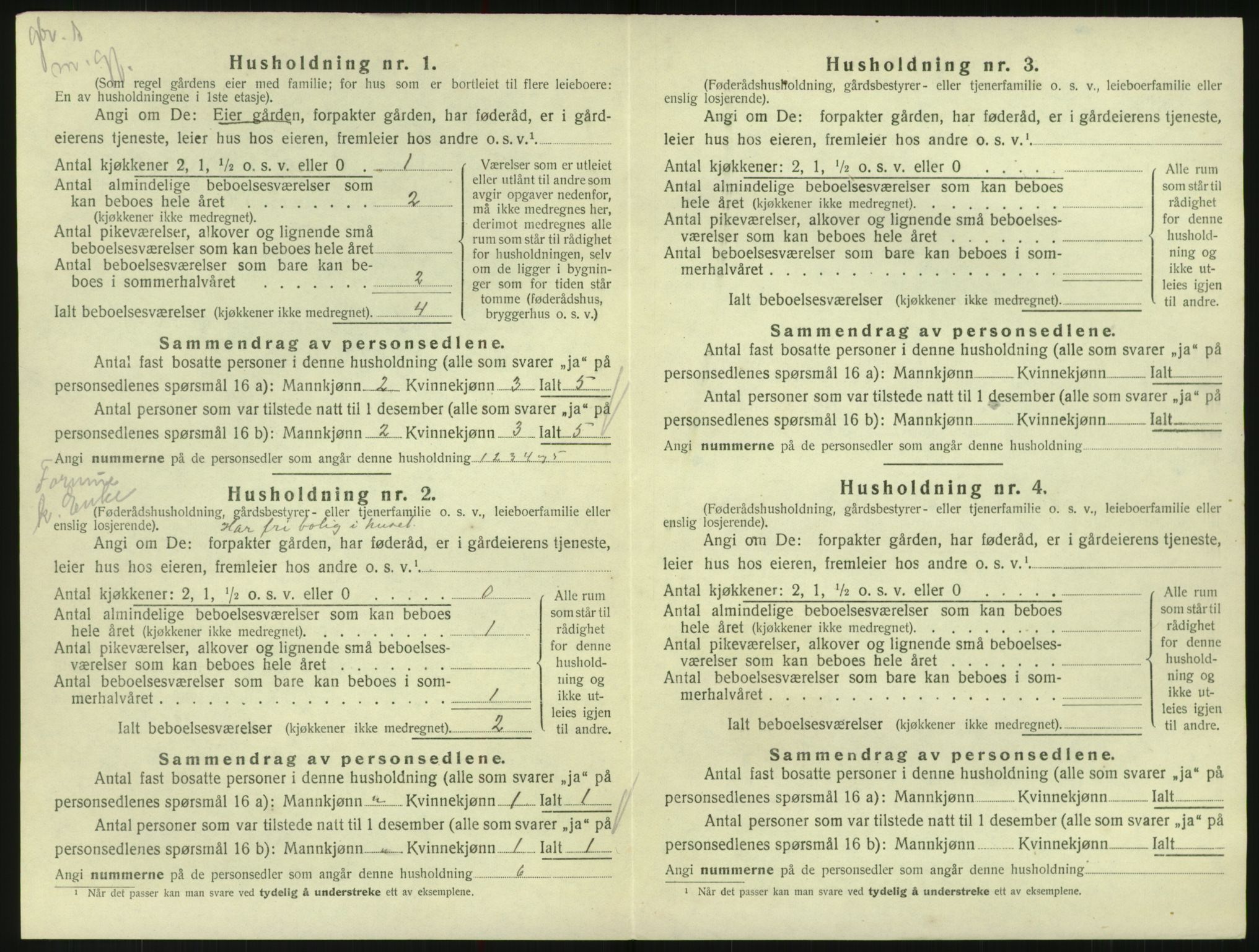 SAK, 1920 census for Randesund, 1920, p. 75