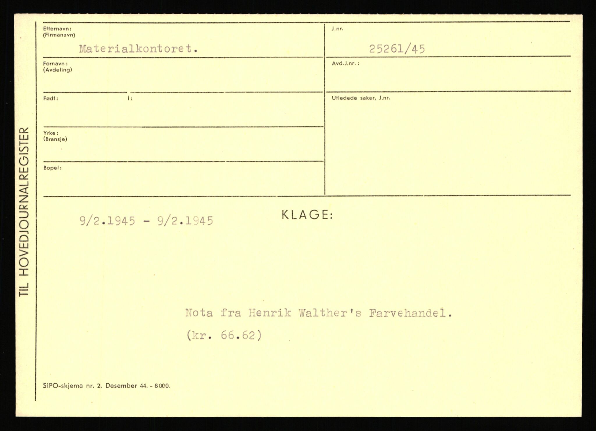 Statspolitiet - Hovedkontoret / Osloavdelingen, AV/RA-S-1329/C/Ca/L0010: Lind - Moksnes, 1943-1945, p. 3401