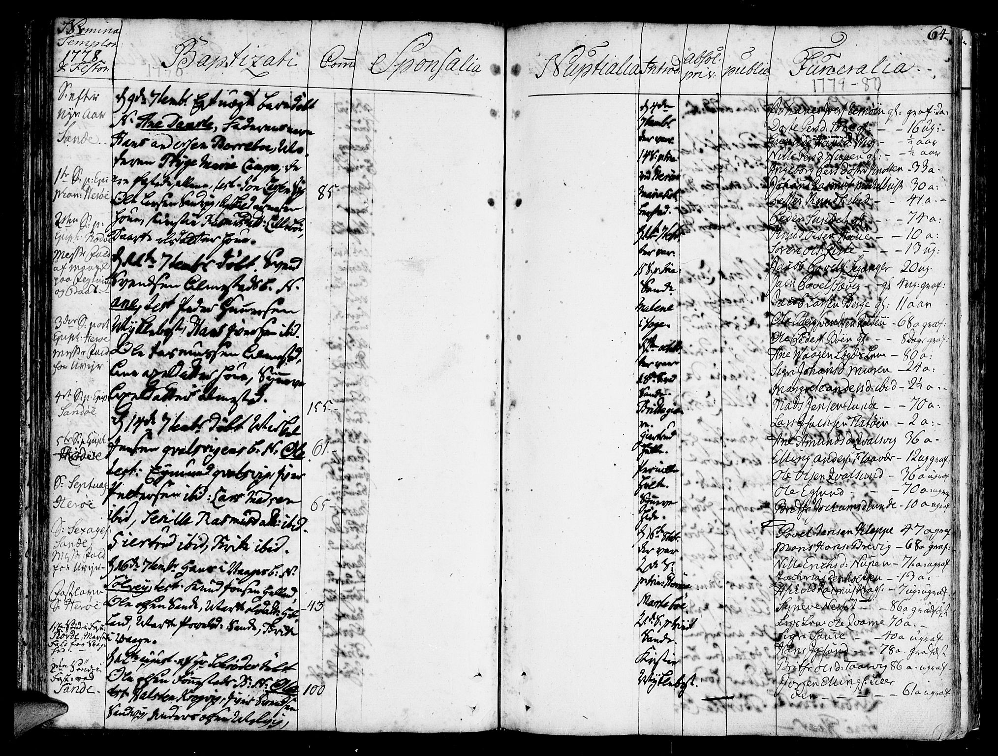 Ministerialprotokoller, klokkerbøker og fødselsregistre - Møre og Romsdal, SAT/A-1454/507/L0067: Parish register (official) no. 507A02, 1767-1788, p. 64