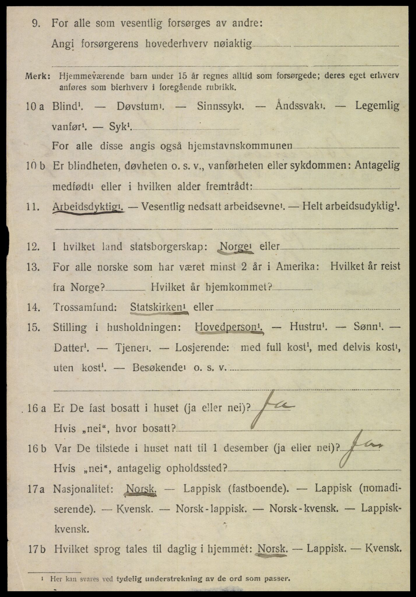 SAT, 1920 census for Brønnøy, 1920, p. 4325