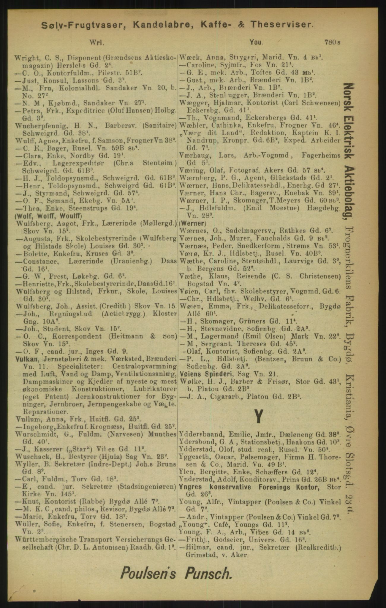 Kristiania/Oslo adressebok, PUBL/-, 1900, p. 780