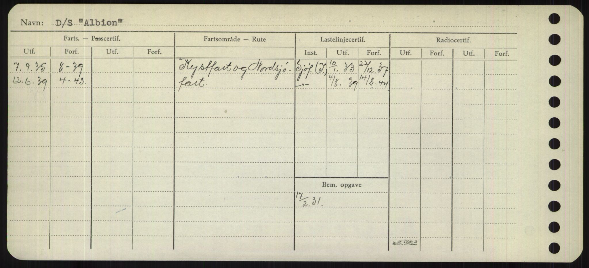 Sjøfartsdirektoratet med forløpere, Skipsmålingen, AV/RA-S-1627/H/Hd/L0001: Fartøy, A-Anv, p. 256