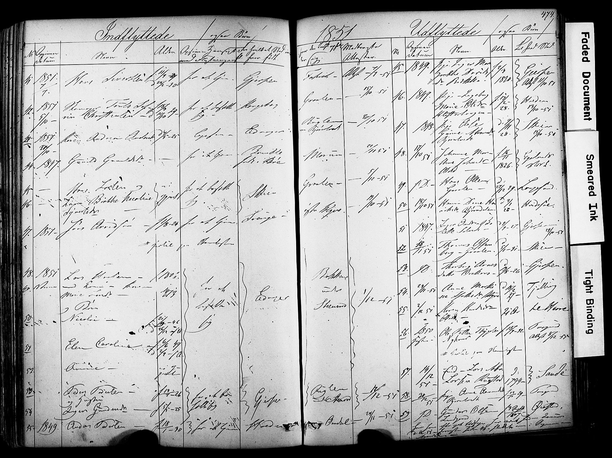 Solum kirkebøker, AV/SAKO-A-306/F/Fa/L0006: Parish register (official) no. I 6, 1844-1855, p. 474