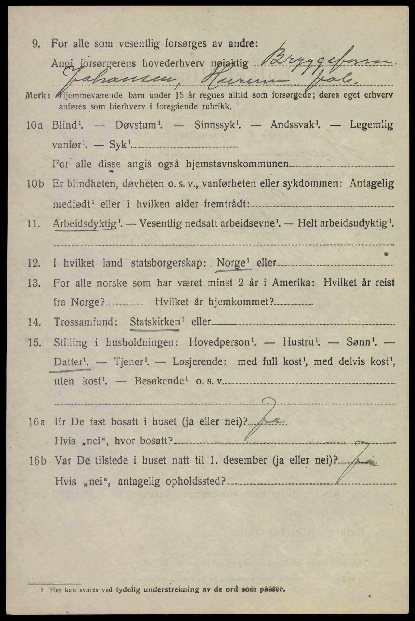 SAKO, 1920 census for Hurum, 1920, p. 7127