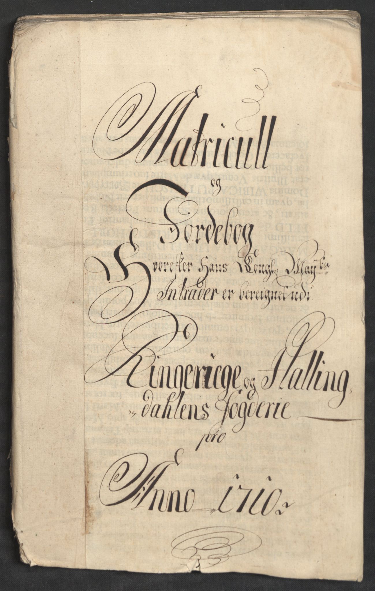 Rentekammeret inntil 1814, Reviderte regnskaper, Fogderegnskap, RA/EA-4092/R23/L1468: Fogderegnskap Ringerike og Hallingdal, 1709-1710, p. 257