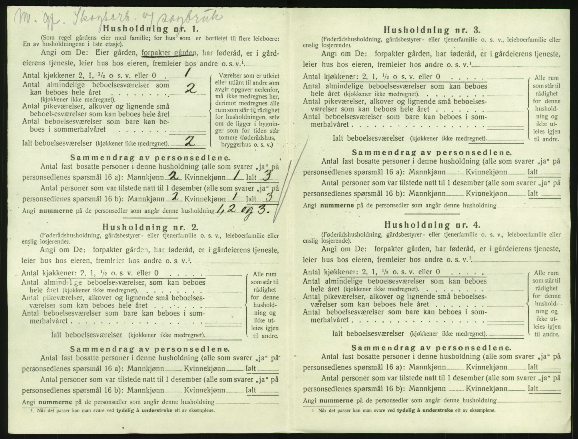 SAKO, 1920 census for Hedrum, 1920, p. 1468