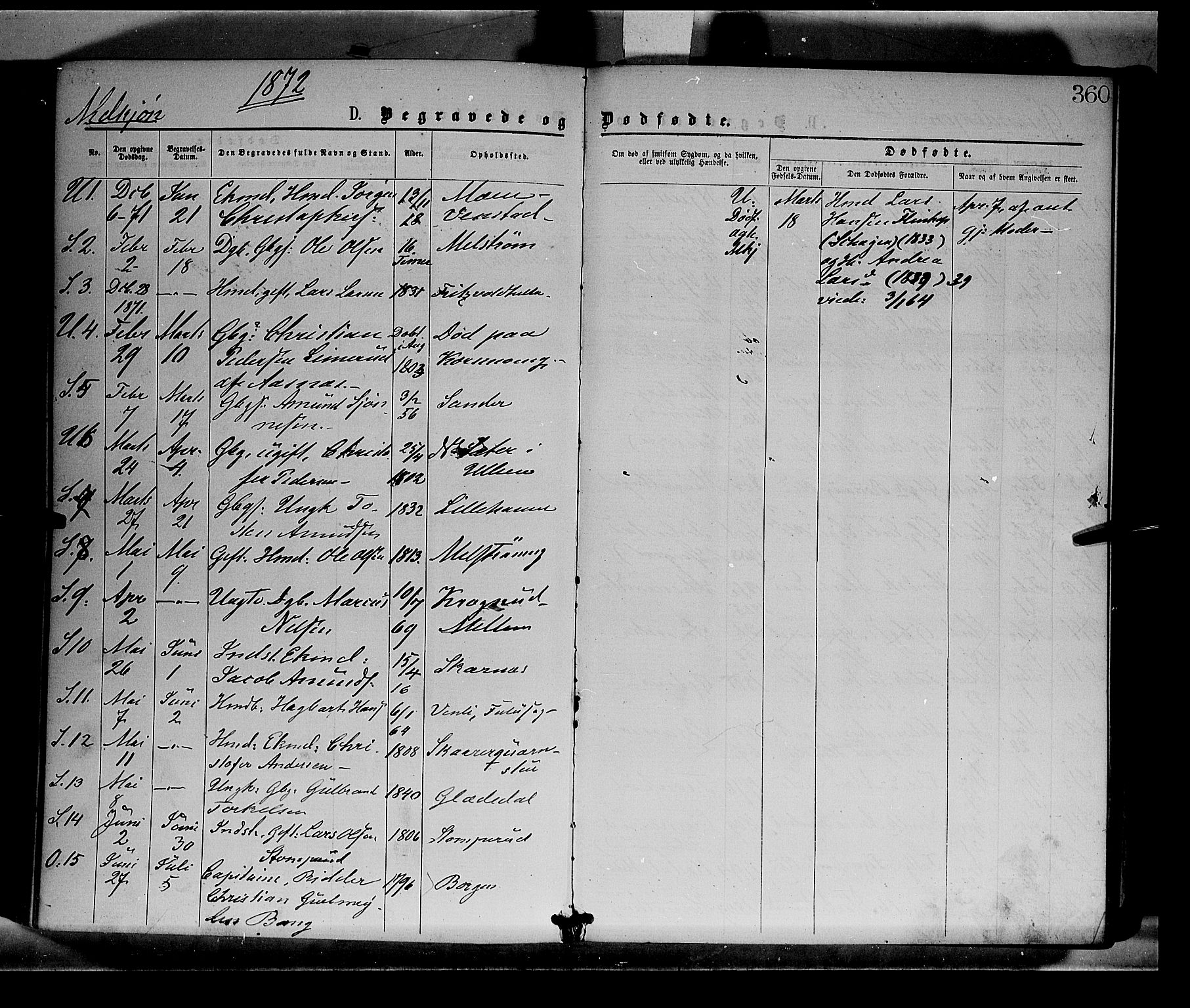 Sør-Odal prestekontor, SAH/PREST-030/H/Ha/Haa/L0004: Parish register (official) no. 4, 1870-1875, p. 360