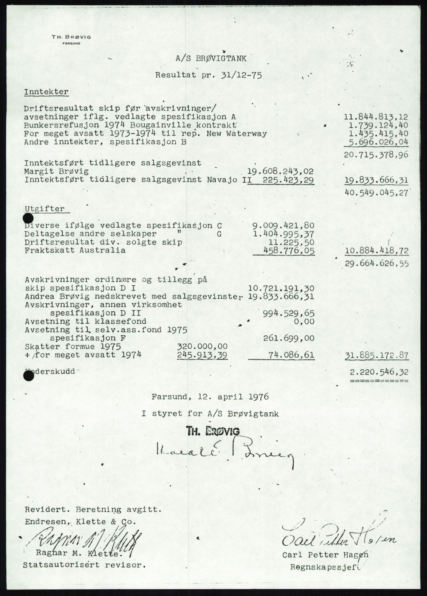 Pa 1503 - Stavanger Drilling AS, AV/SAST-A-101906/D/L0006: Korrespondanse og saksdokumenter, 1974-1984, p. 1287