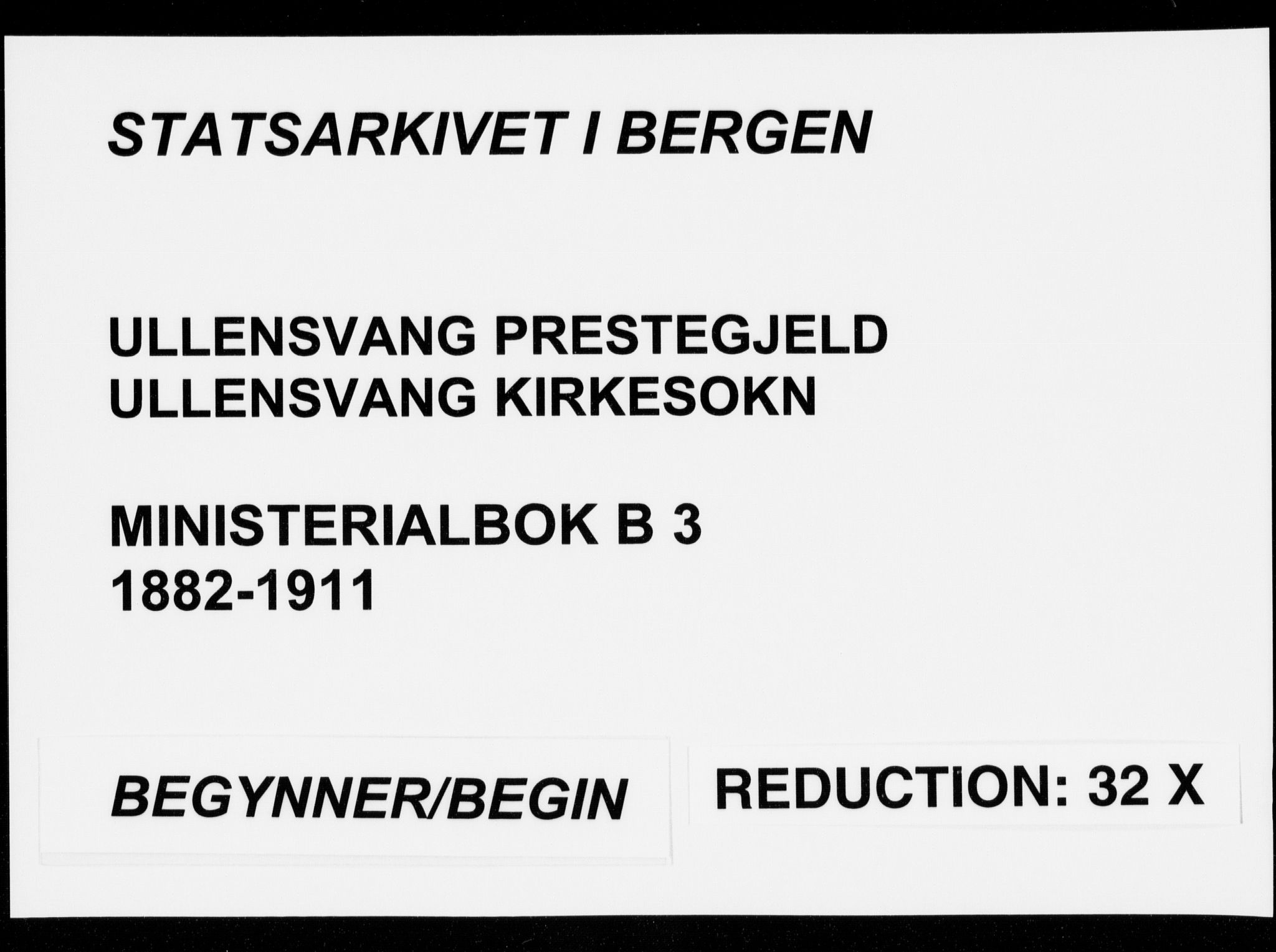 Ullensvang sokneprestembete, AV/SAB-A-78701/H/Haa: Parish register (official) no. B  3, 1882-1911