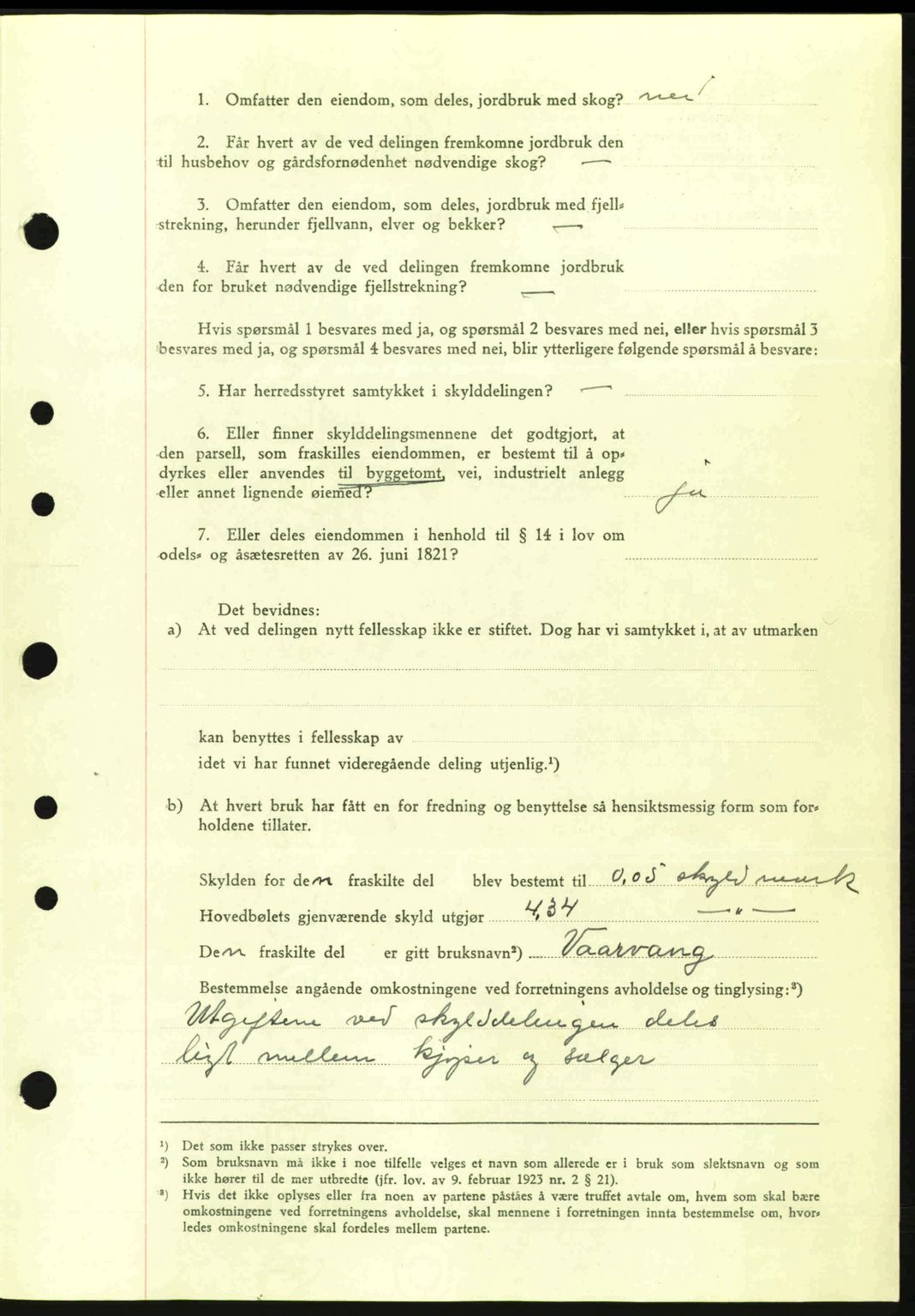 Moss sorenskriveri, SAO/A-10168: Mortgage book no. A9, 1941-1942, Diary no: : 656/1942