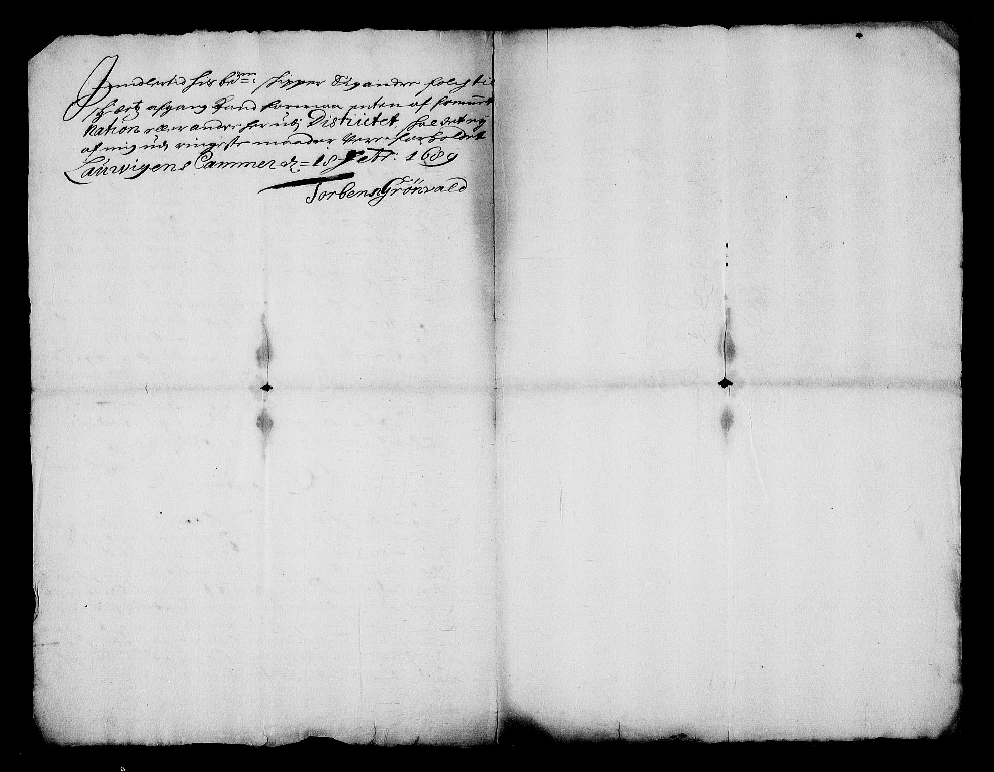 Stattholderembetet 1572-1771, RA/EA-2870/Af/L0002: Avskrifter av vedlegg til originale supplikker, nummerert i samsvar med supplikkbøkene, 1687-1689, p. 332