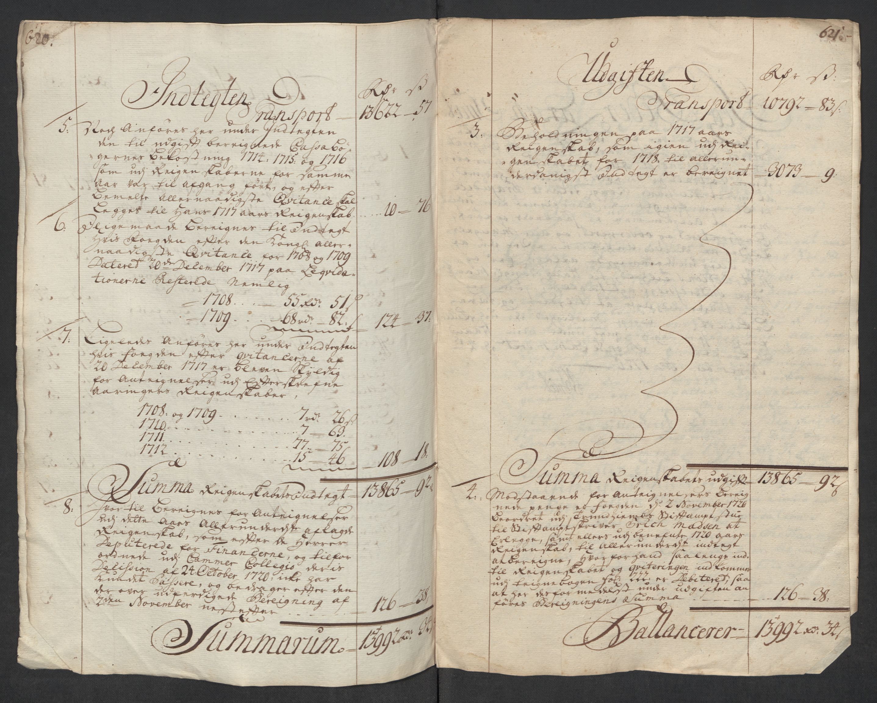Rentekammeret inntil 1814, Reviderte regnskaper, Fogderegnskap, RA/EA-4092/R57/L3865: Fogderegnskap Fosen, 1717, p. 15