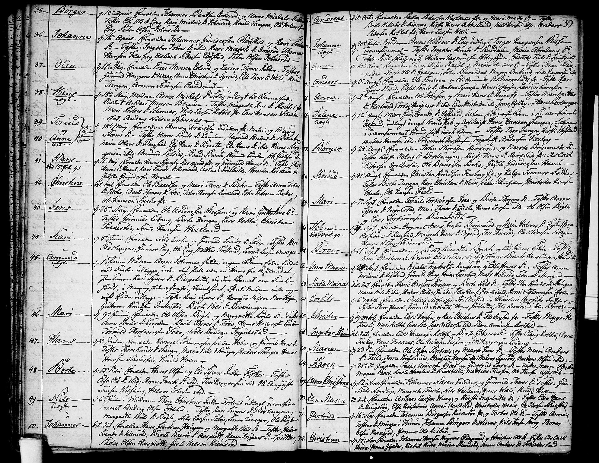 Våler prestekontor Kirkebøker, SAO/A-11083/F/Fa/L0004: Parish register (official) no. I 4, 1771-1815, p. 39