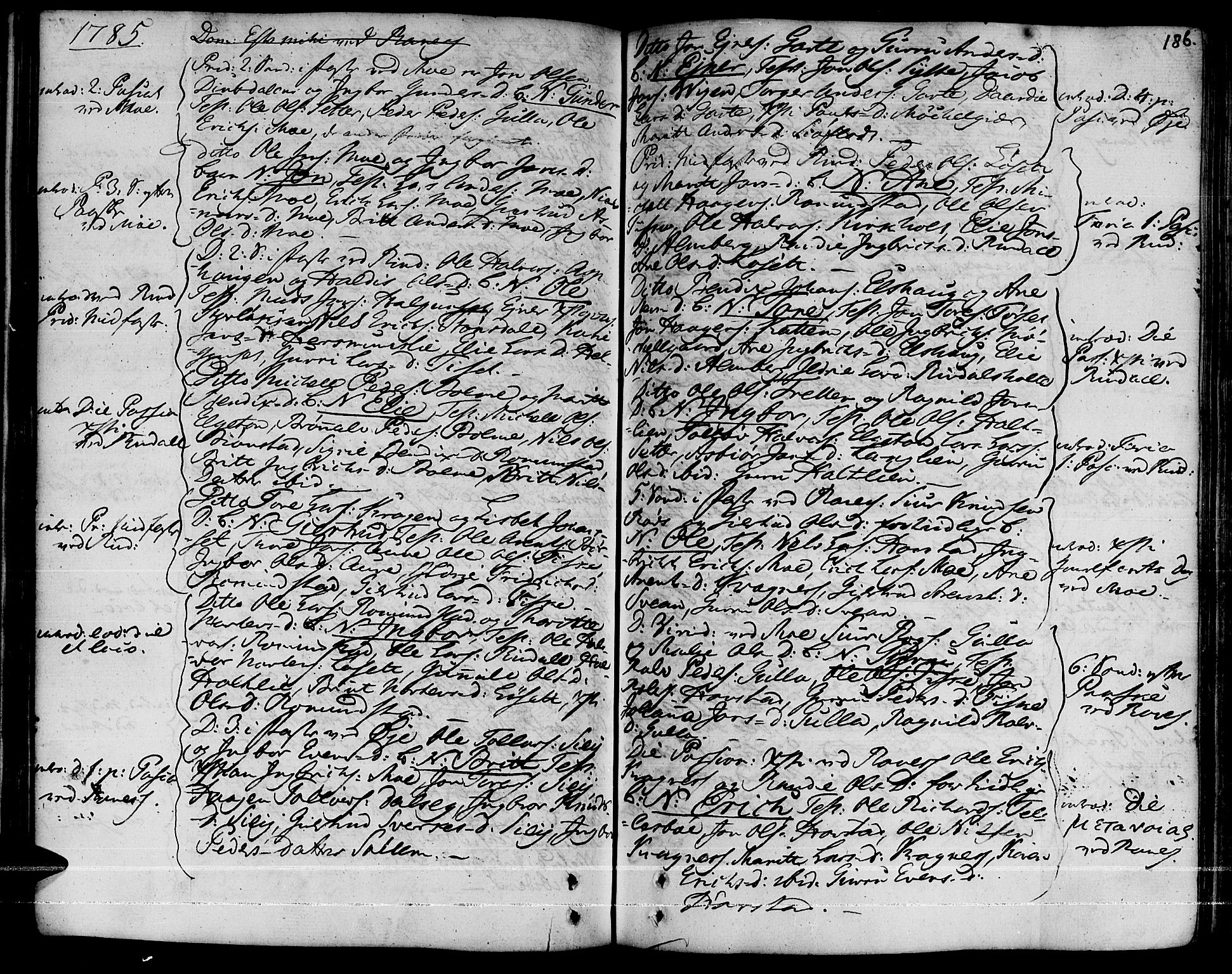 Ministerialprotokoller, klokkerbøker og fødselsregistre - Møre og Romsdal, AV/SAT-A-1454/595/L1039: Parish register (official) no. 595A01, 1750-1796, p. 186