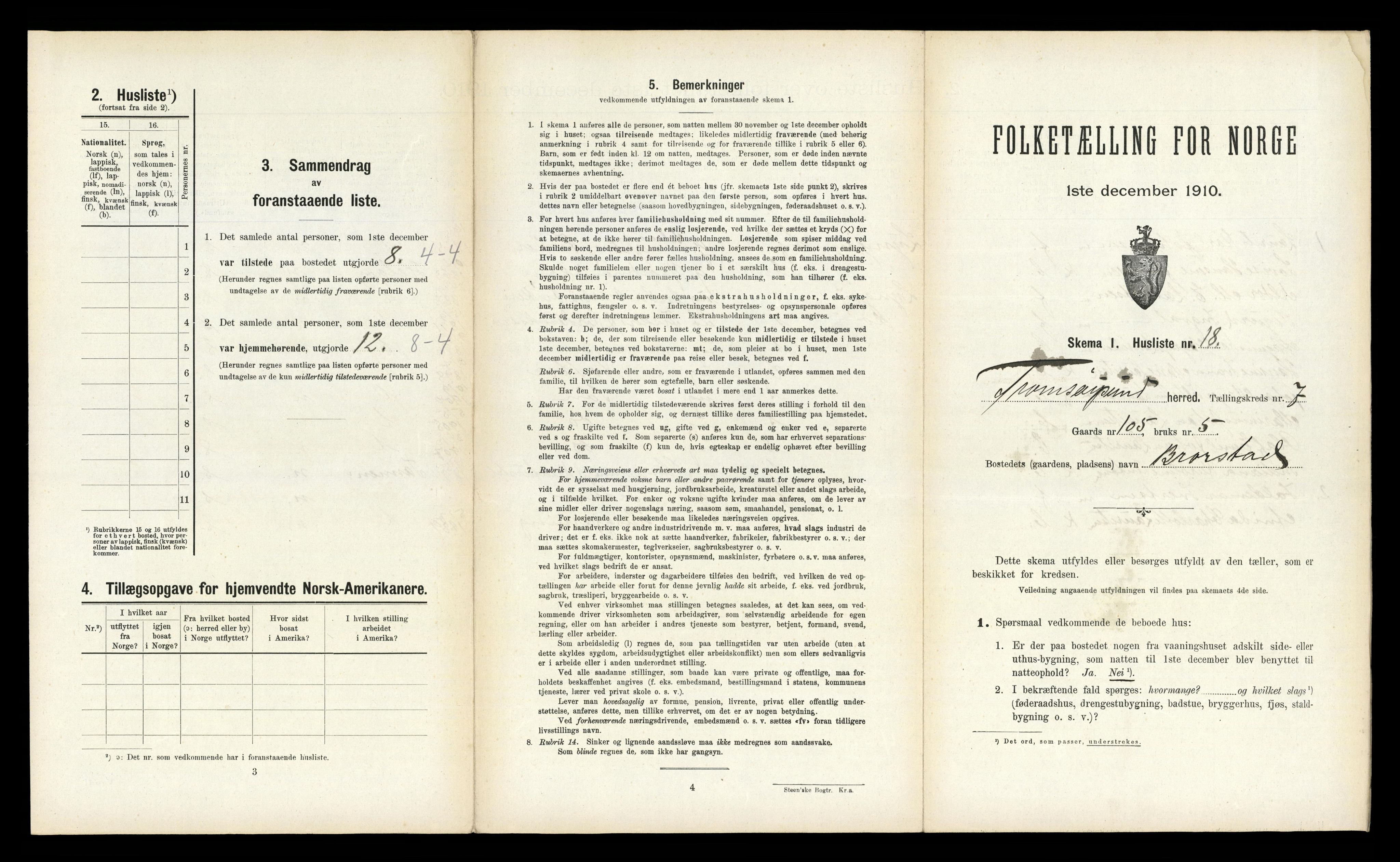 RA, 1910 census for Tromsøysund, 1910, p. 1359