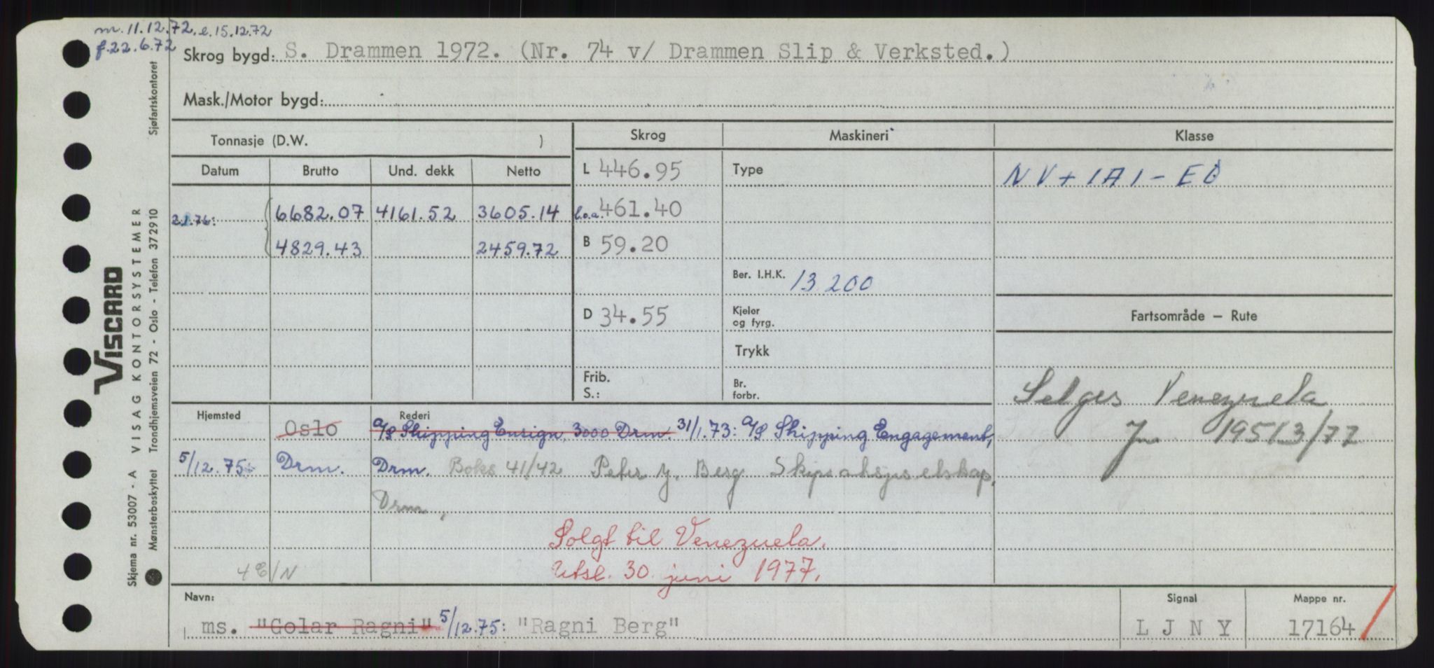 Sjøfartsdirektoratet med forløpere, Skipsmålingen, AV/RA-S-1627/H/Hd/L0030: Fartøy, Q-Riv, p. 93