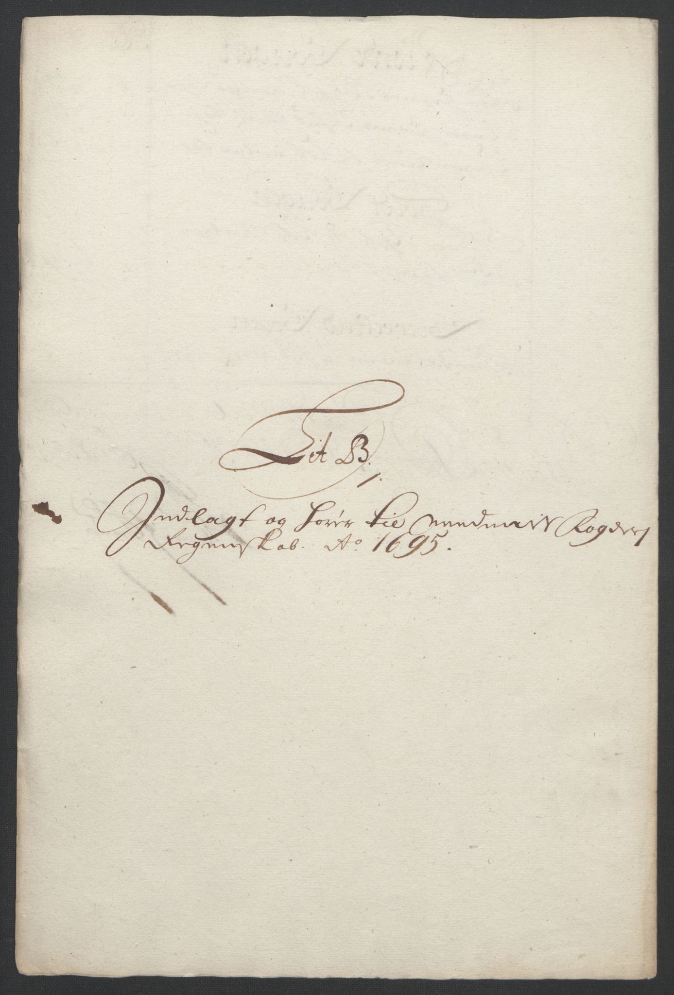 Rentekammeret inntil 1814, Reviderte regnskaper, Fogderegnskap, RA/EA-4092/R39/L2312: Fogderegnskap Nedenes, 1693-1695, p. 245