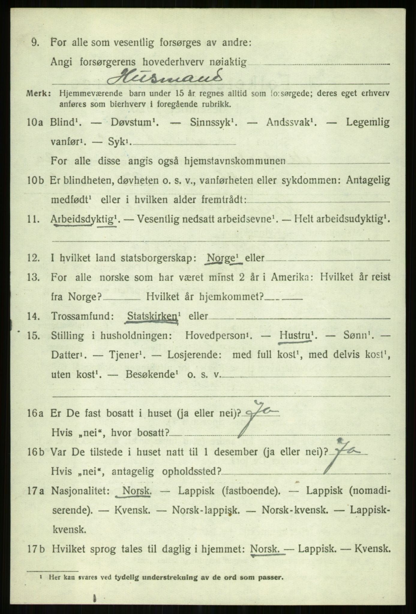 SATØ, 1920 census for Målselv, 1920, p. 9682