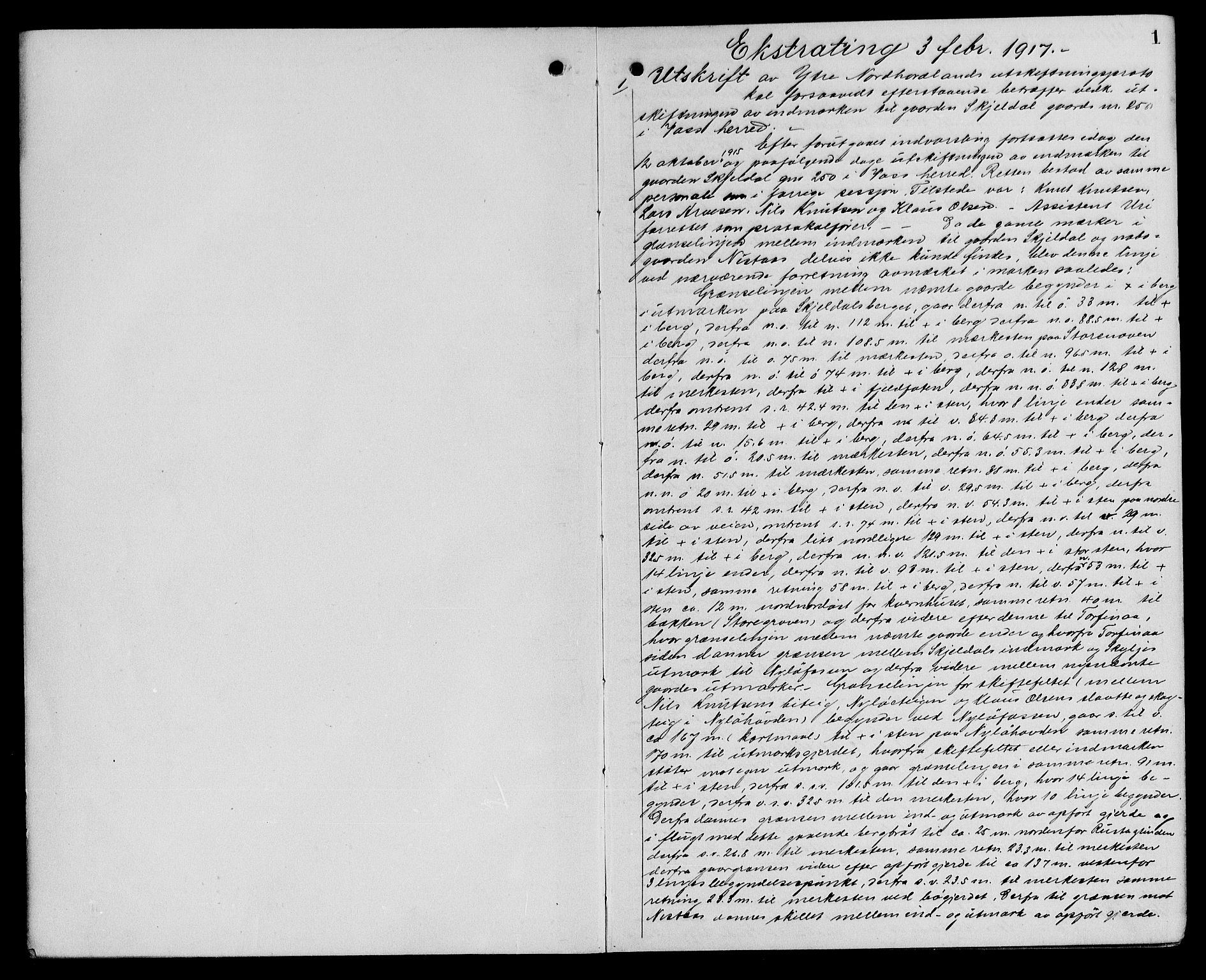 Hardanger og Voss sorenskriveri, AV/SAB-A-2501/2/2B/2Bh/L0013: Mortgage book no. II.B.h.13, 1917-1926, p. 1