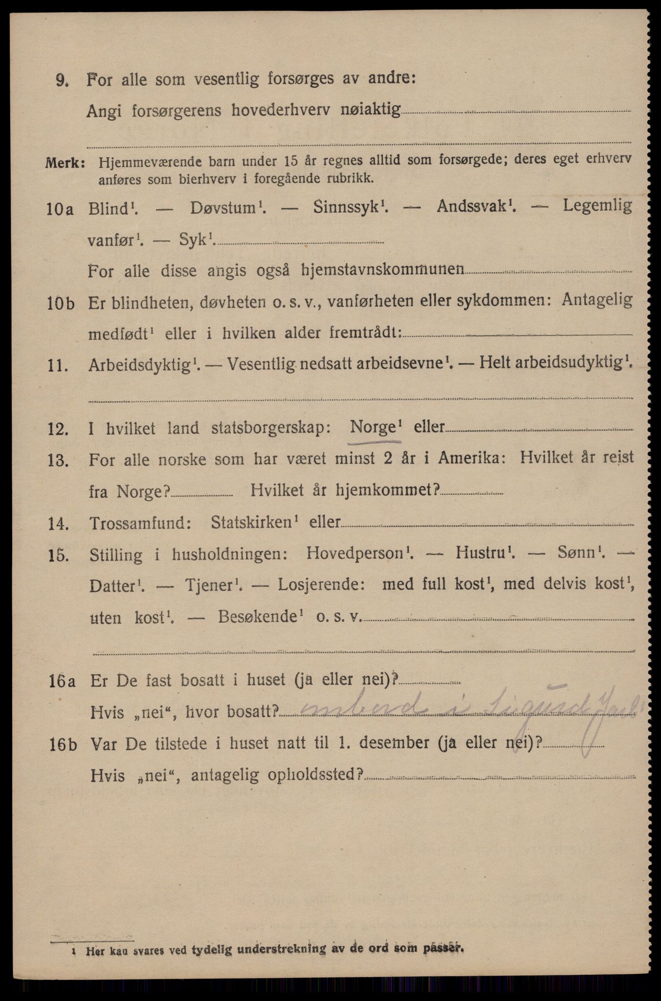 RA, 1920 census: Additional forms, 1920, p. 4162