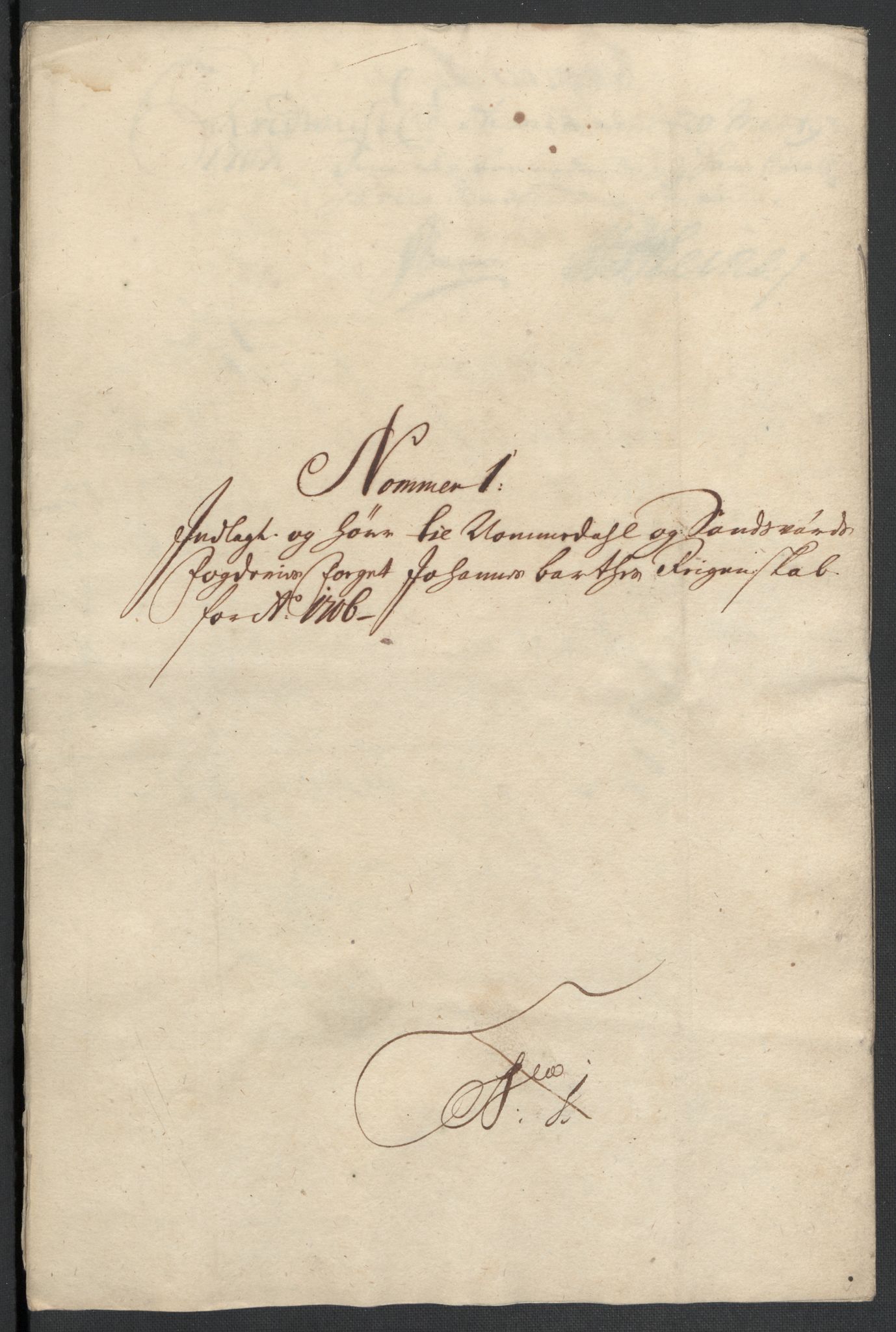 Rentekammeret inntil 1814, Reviderte regnskaper, Fogderegnskap, AV/RA-EA-4092/R24/L1583: Fogderegnskap Numedal og Sandsvær, 1705-1706, p. 227