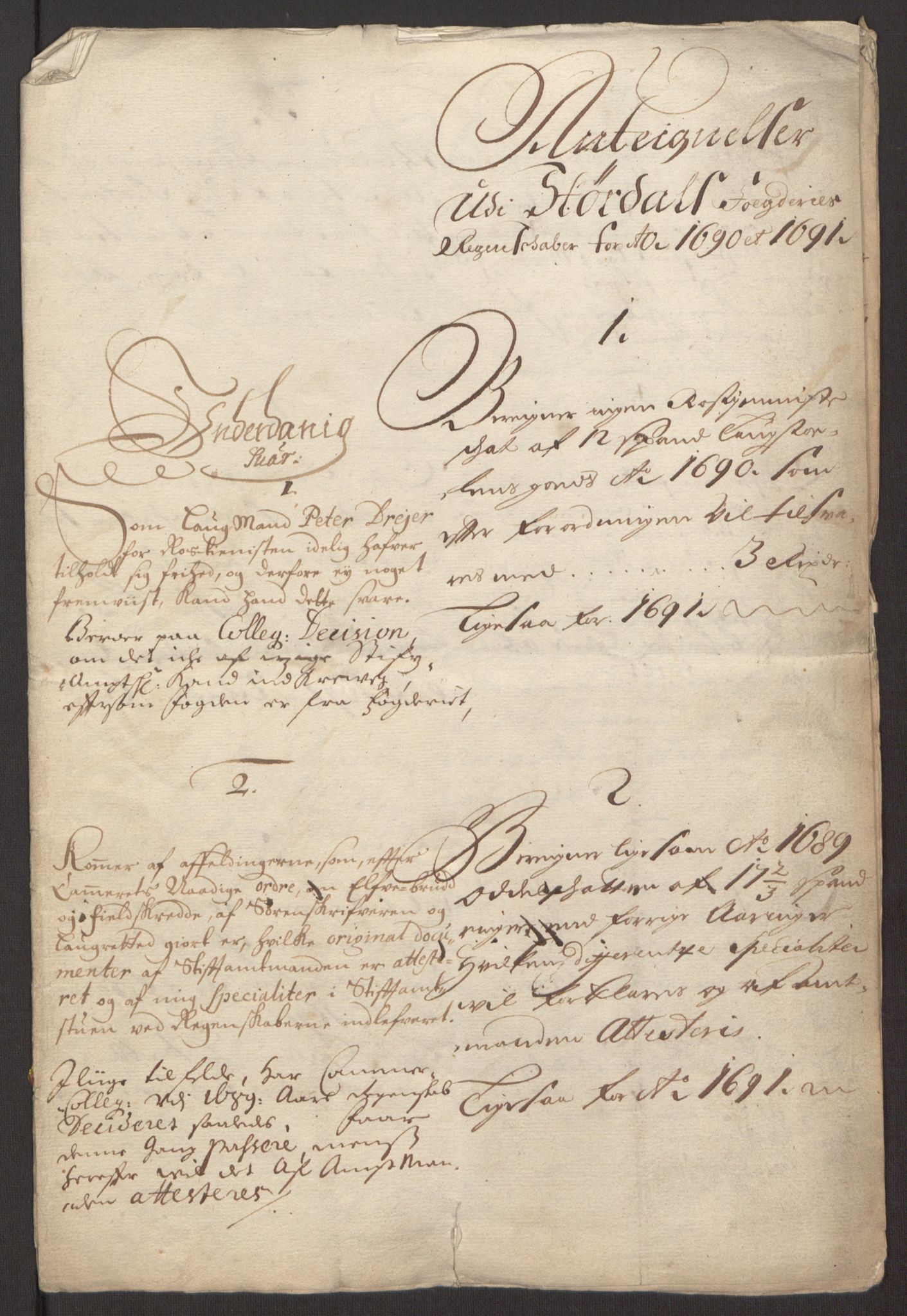 Rentekammeret inntil 1814, Reviderte regnskaper, Fogderegnskap, RA/EA-4092/R62/L4185: Fogderegnskap Stjørdal og Verdal, 1692, p. 371