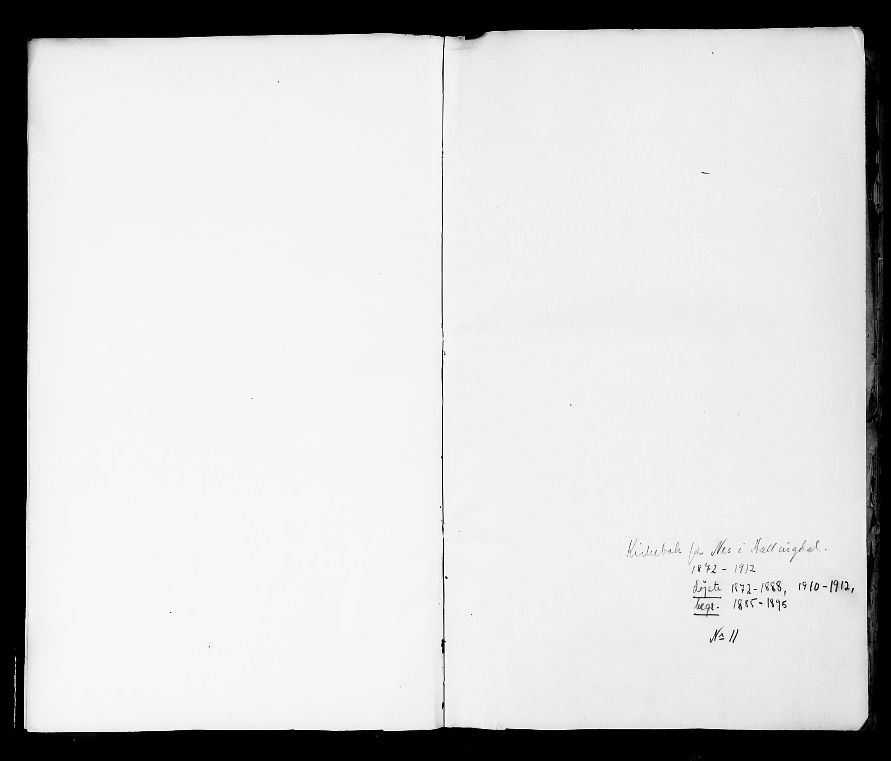 Nes kirkebøker, SAKO/A-236/G/Ga/L0002: Parish register (copy) no. I 2, 1872-1912