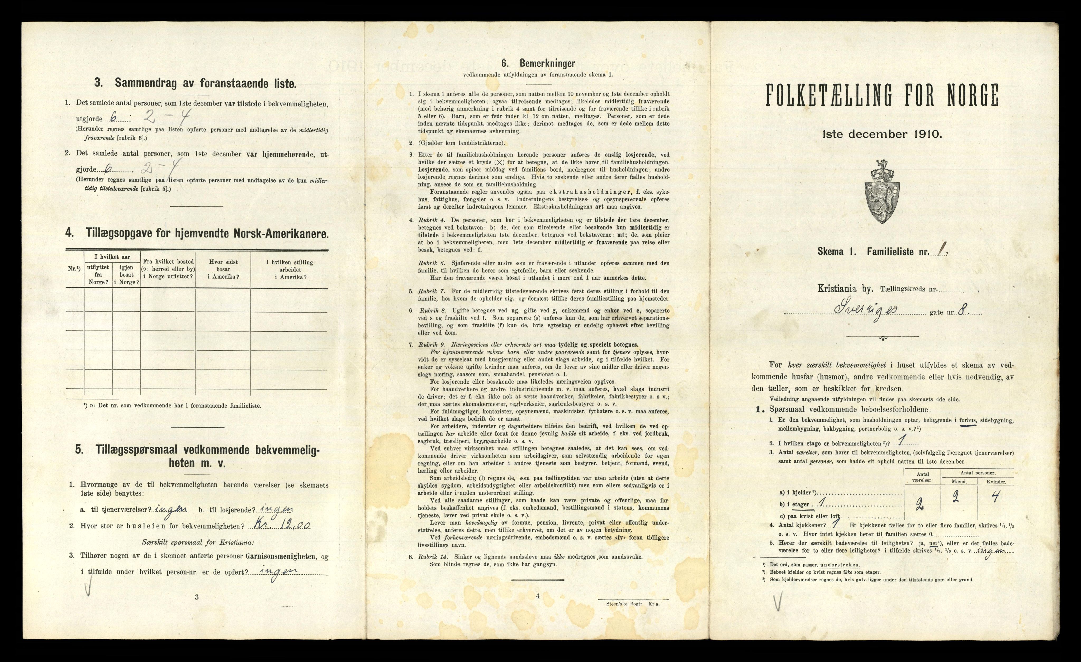 RA, 1910 census for Kristiania, 1910, p. 101465