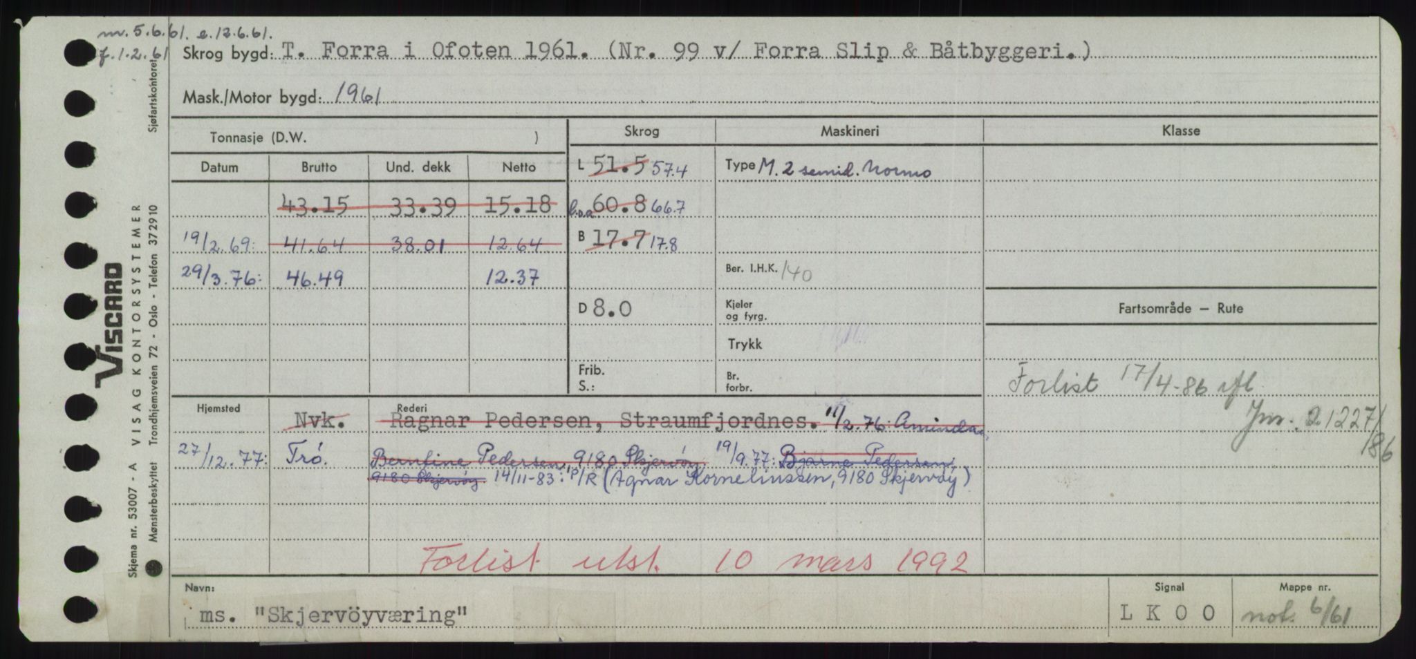 Sjøfartsdirektoratet med forløpere, Skipsmålingen, RA/S-1627/H/Hd/L0034: Fartøy, Sk-Slå, p. 197