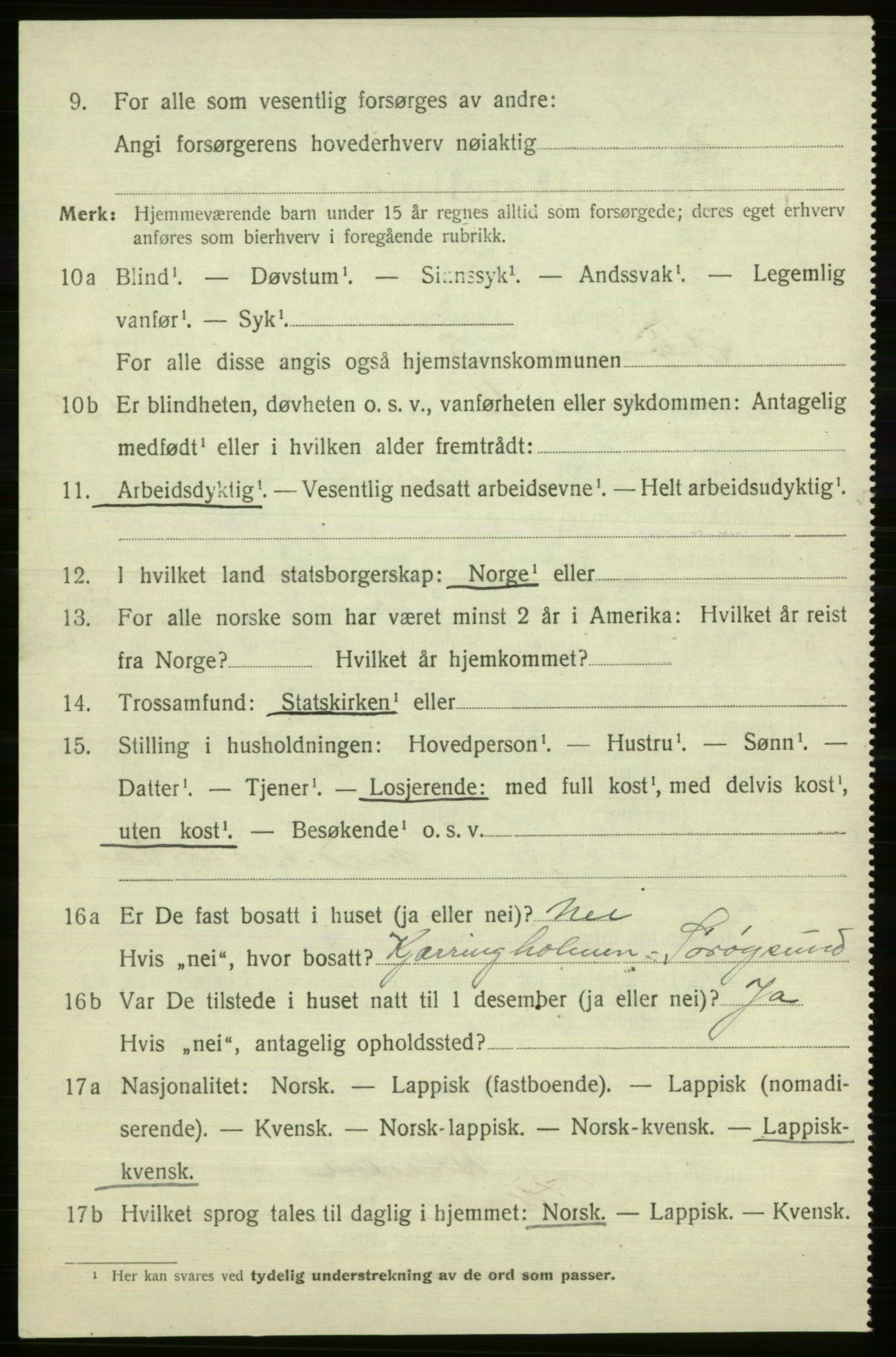 SATØ, 1920 census for Sørøysund rural district, 1920, p. 2961