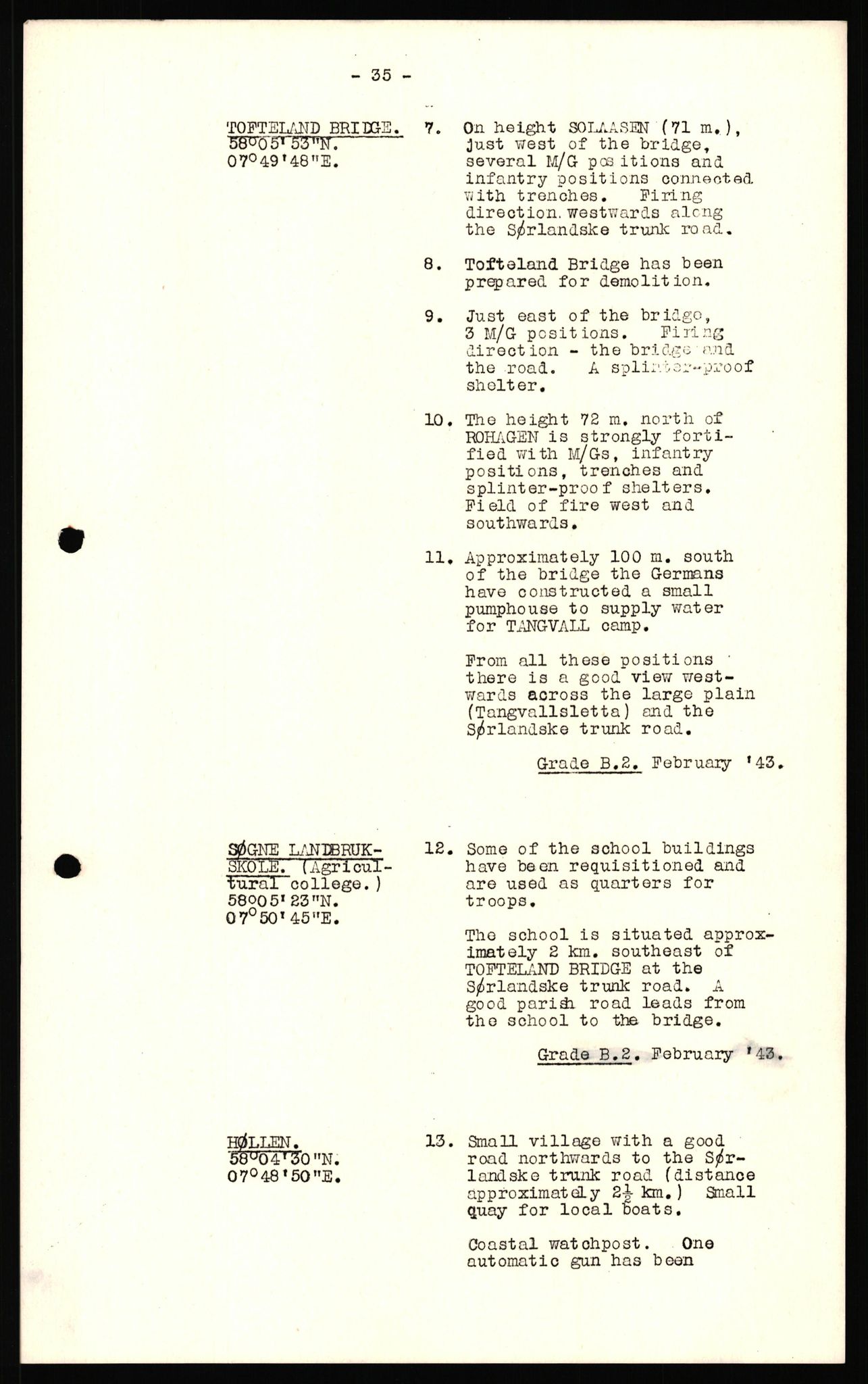Forsvaret, Forsvarets overkommando II, AV/RA-RAFA-3915/D/Dd/L0023: Vest-Agder, 1942-1943, p. 66