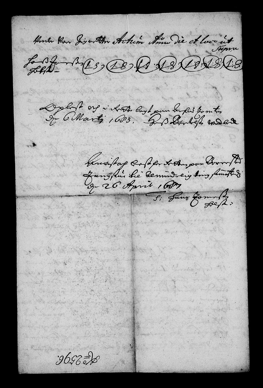 Stattholderembetet 1572-1771, RA/EA-2870/Af/L0003: Avskrifter av vedlegg til originale supplikker, nummerert i samsvar med supplikkbøkene, 1689-1691, p. 151