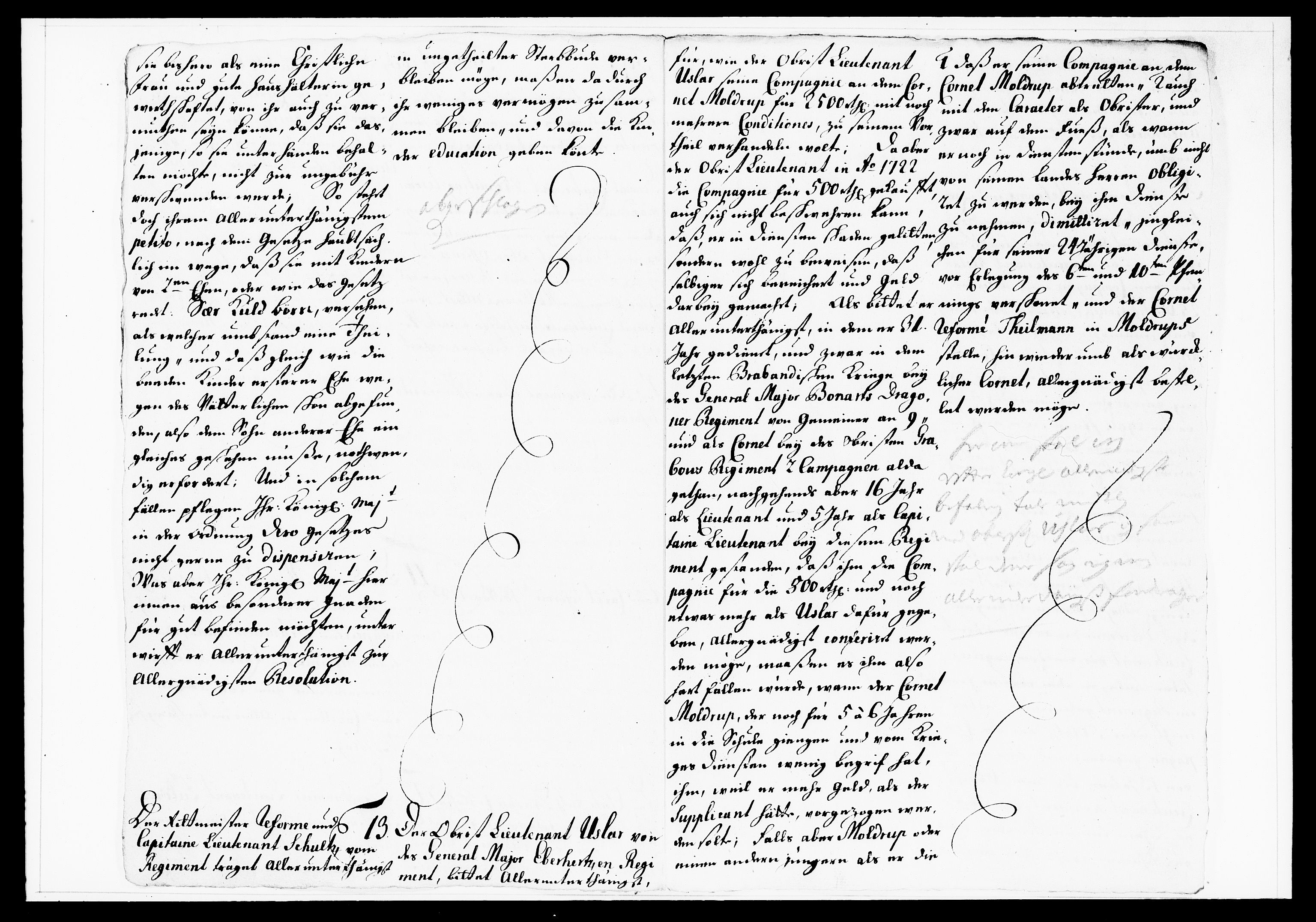 Krigskollegiet, Krigskancelliet, DRA/A-0006/-/1130-1137: Refererede sager, 1736, p. 19