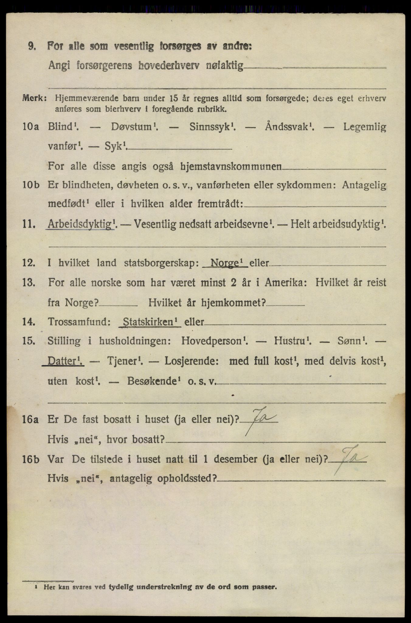 SAKO, 1920 census for Brunlanes, 1920, p. 1968