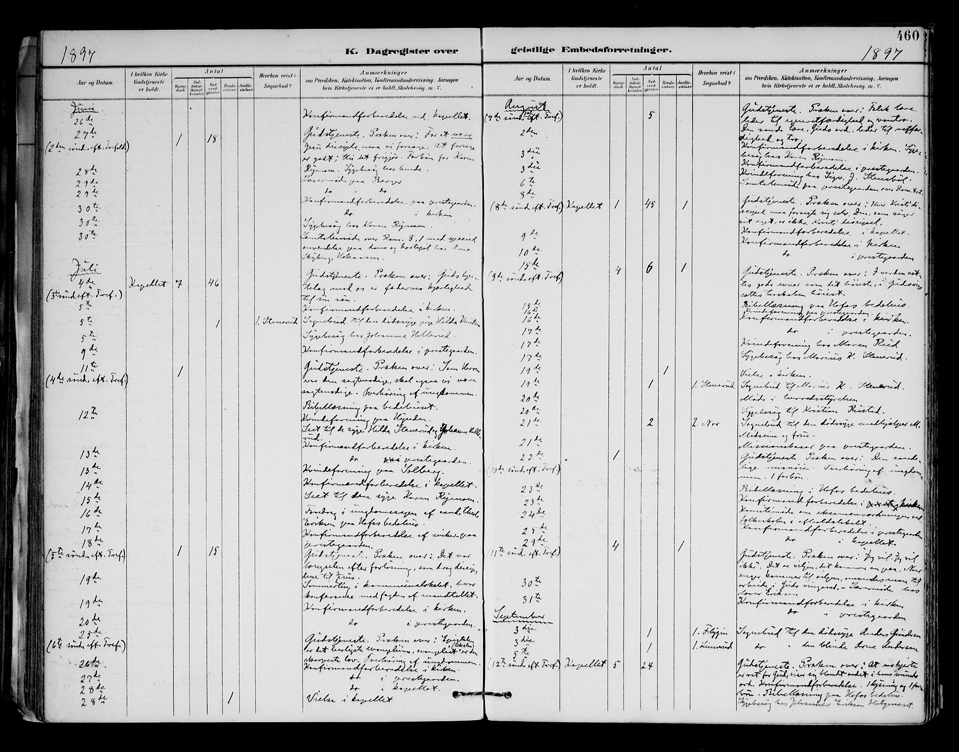 Brandval prestekontor, AV/SAH-PREST-034/H/Ha/Haa/L0003: Parish register (official) no. 3, 1894-1909, p. 460