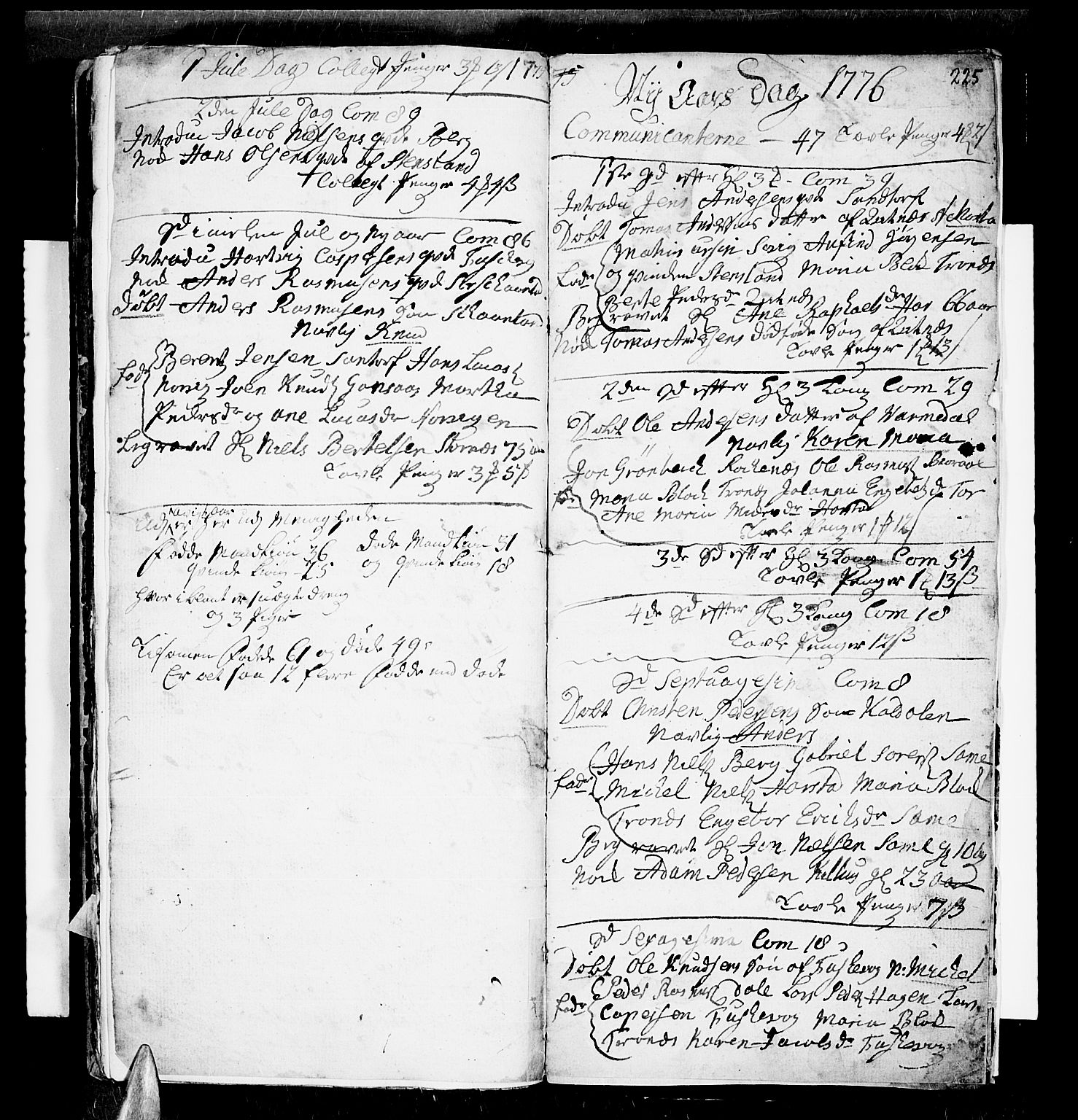 Trondenes sokneprestkontor, SATØ/S-1319/H/Ha/L0001kirke: Parish register (official) no. 1, 1744-1777, p. 225