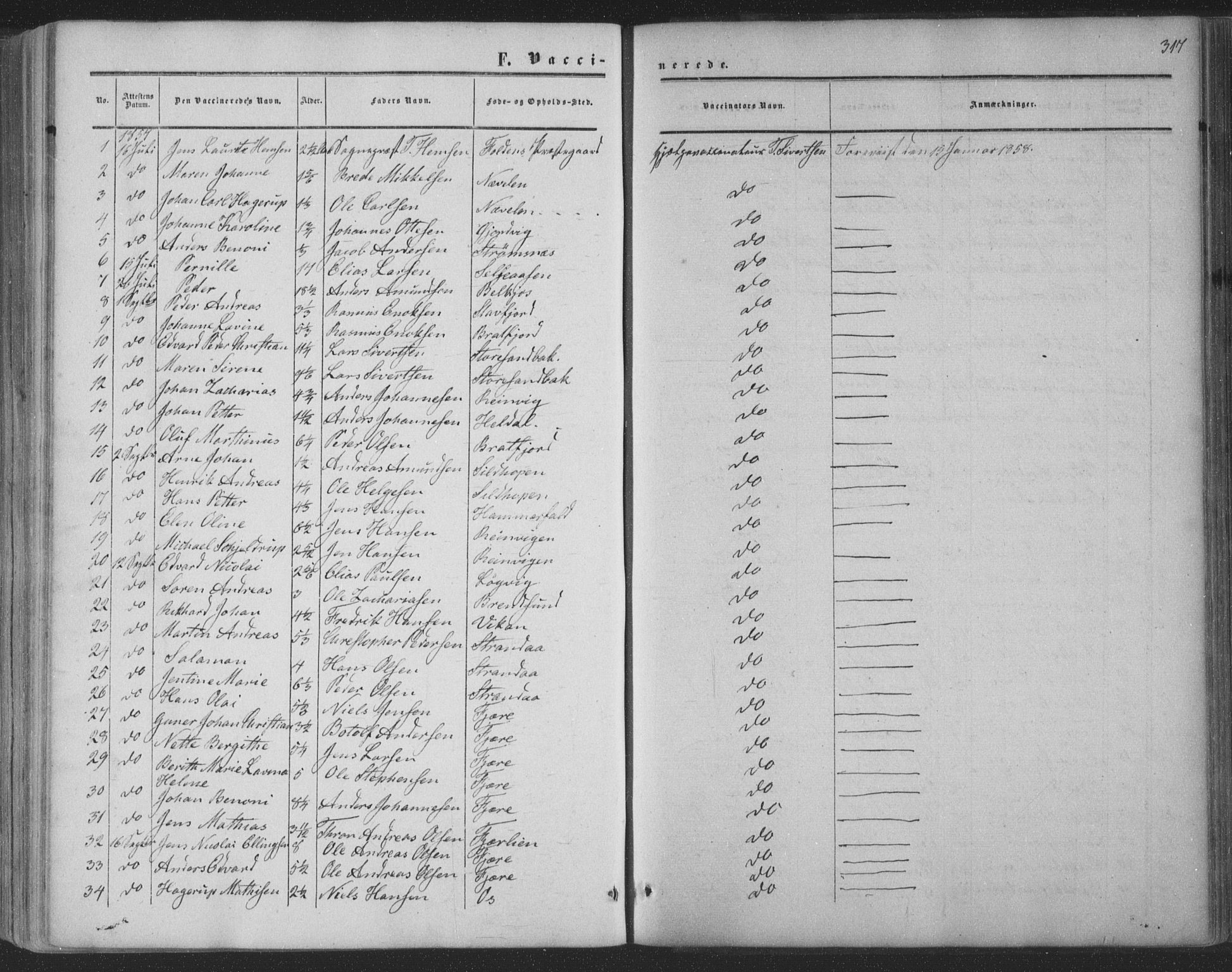 Ministerialprotokoller, klokkerbøker og fødselsregistre - Nordland, SAT/A-1459/853/L0770: Parish register (official) no. 853A09, 1857-1870, p. 317